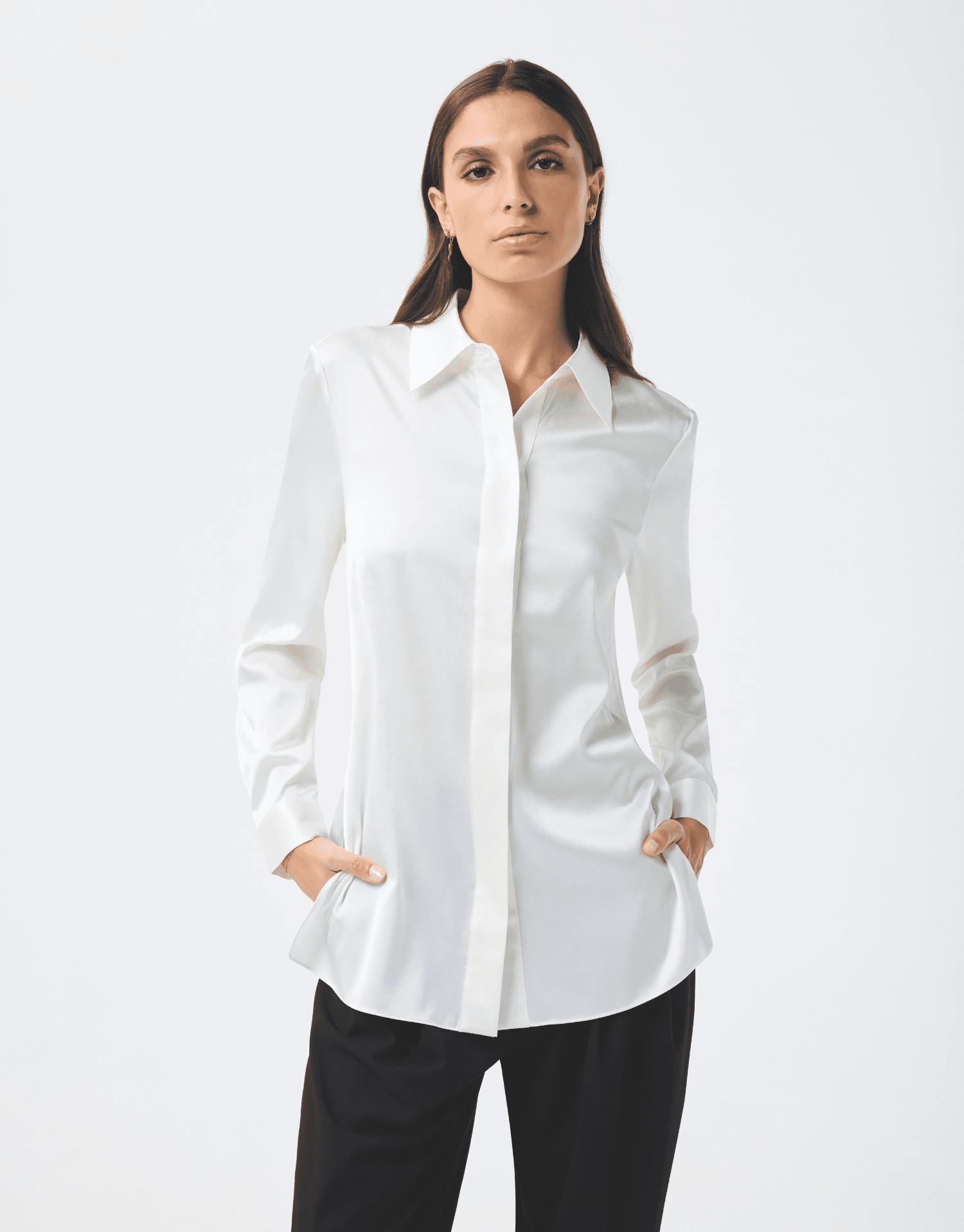Chemise satinée