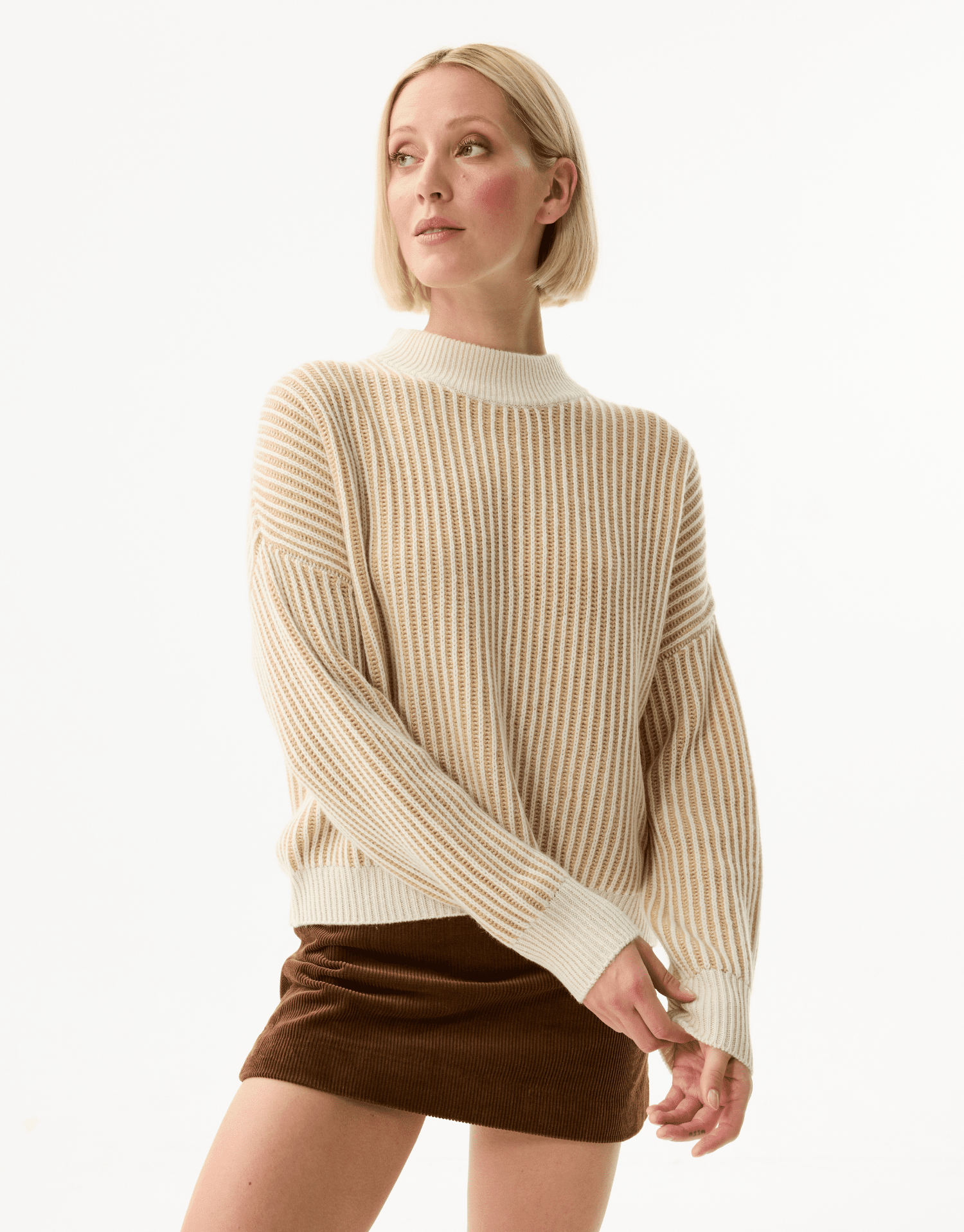 Pull oversize laine cachemire