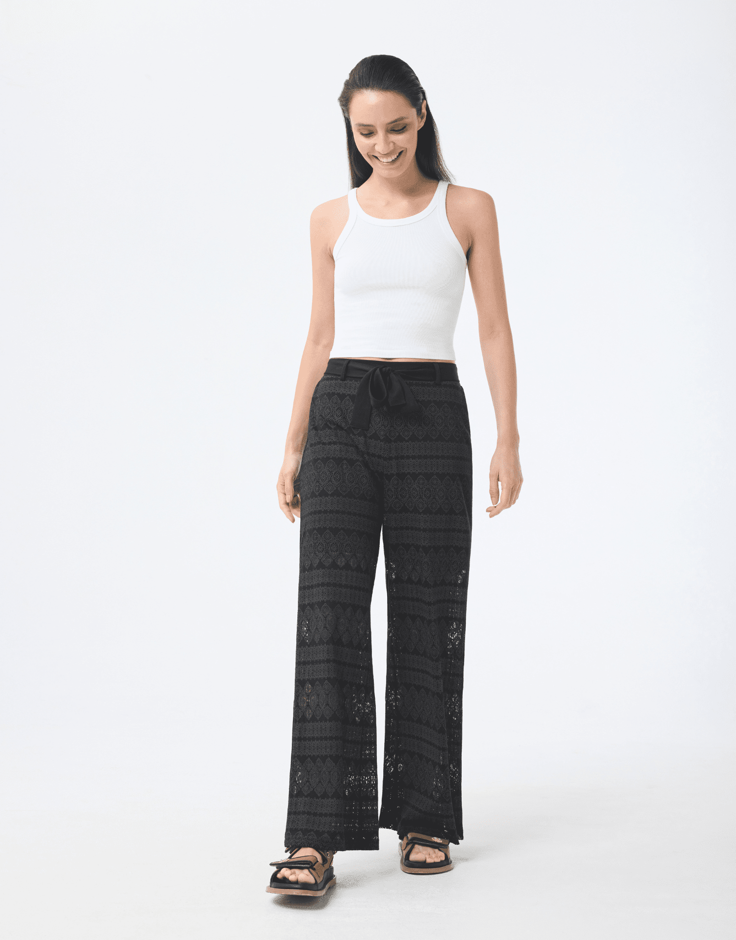 Pantalon en dentelle