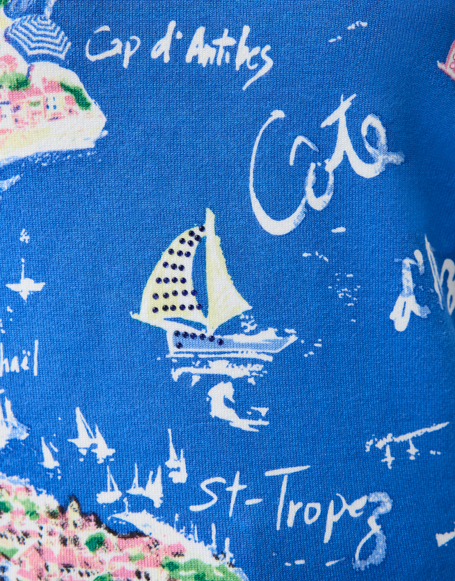 Pull Azur blue color