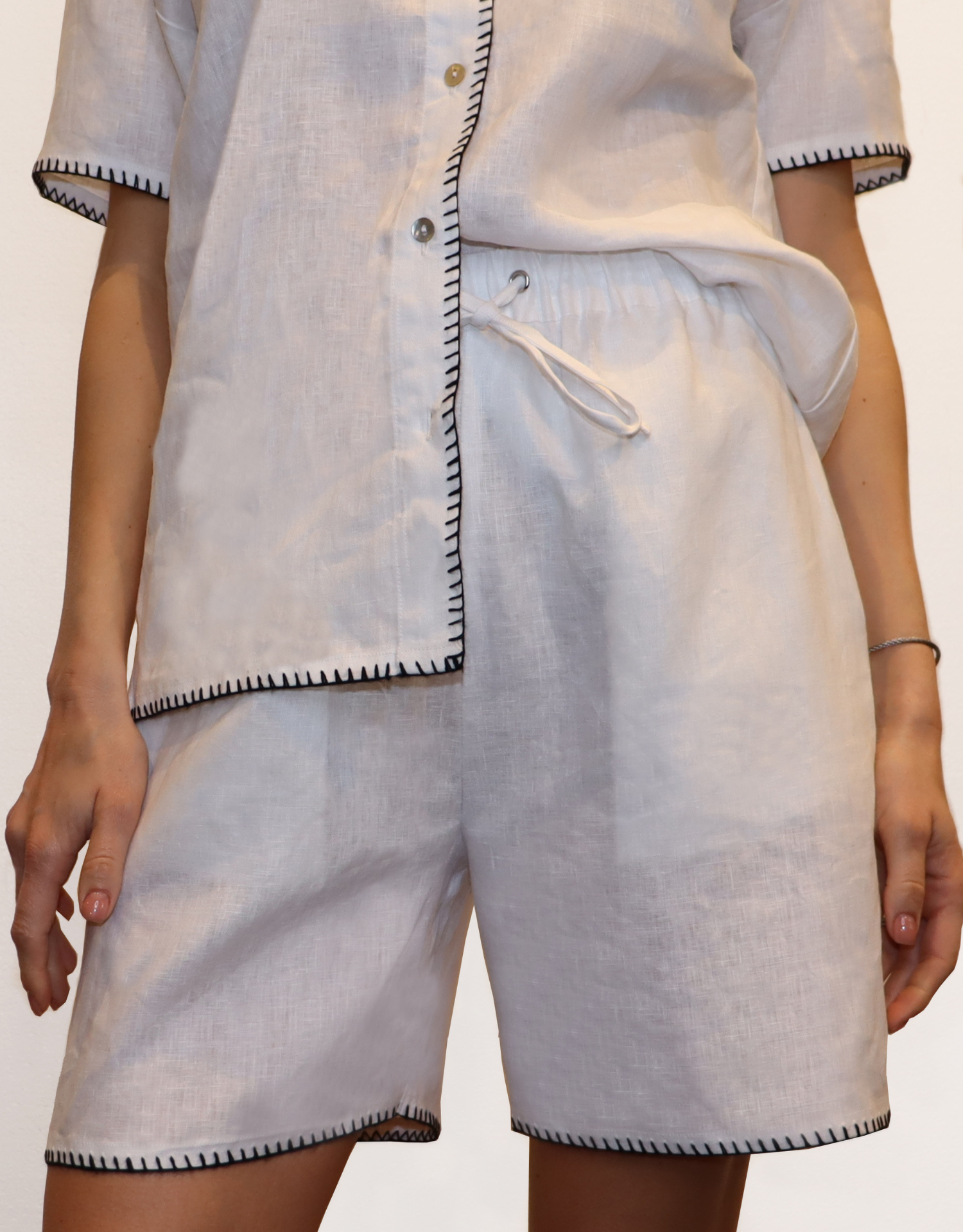 Short Ezra en lin léger