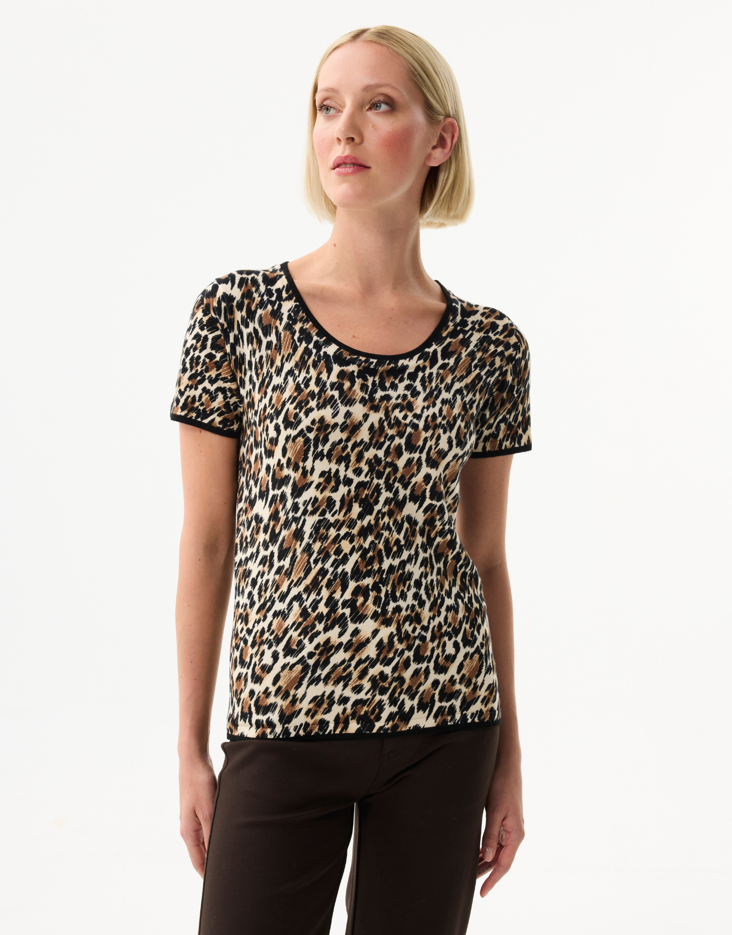 T-win women's leopard print set