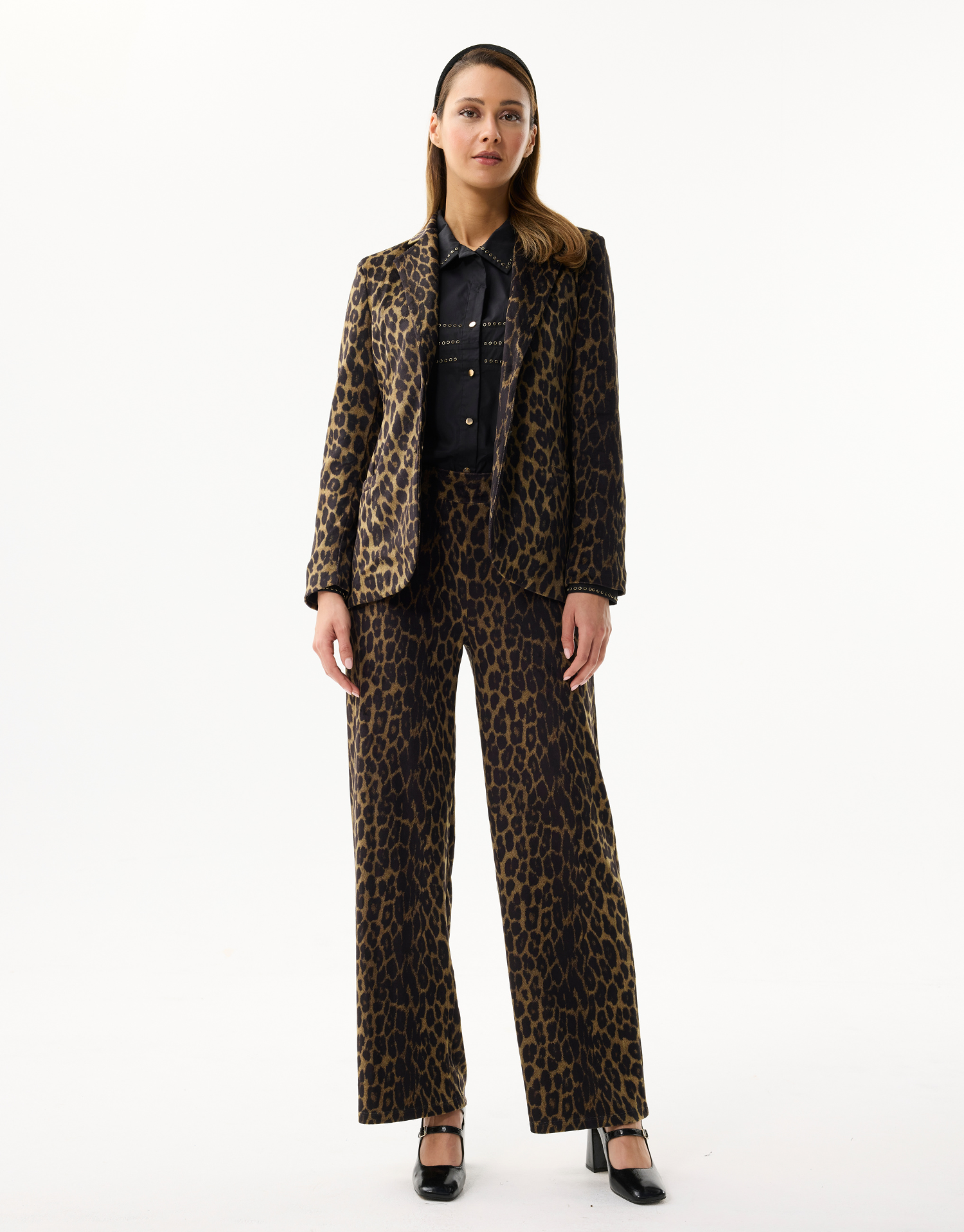 Women's leopard print jacket