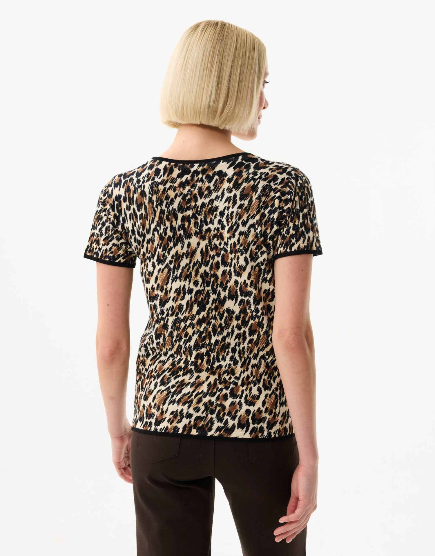 T-win women's leopard print set