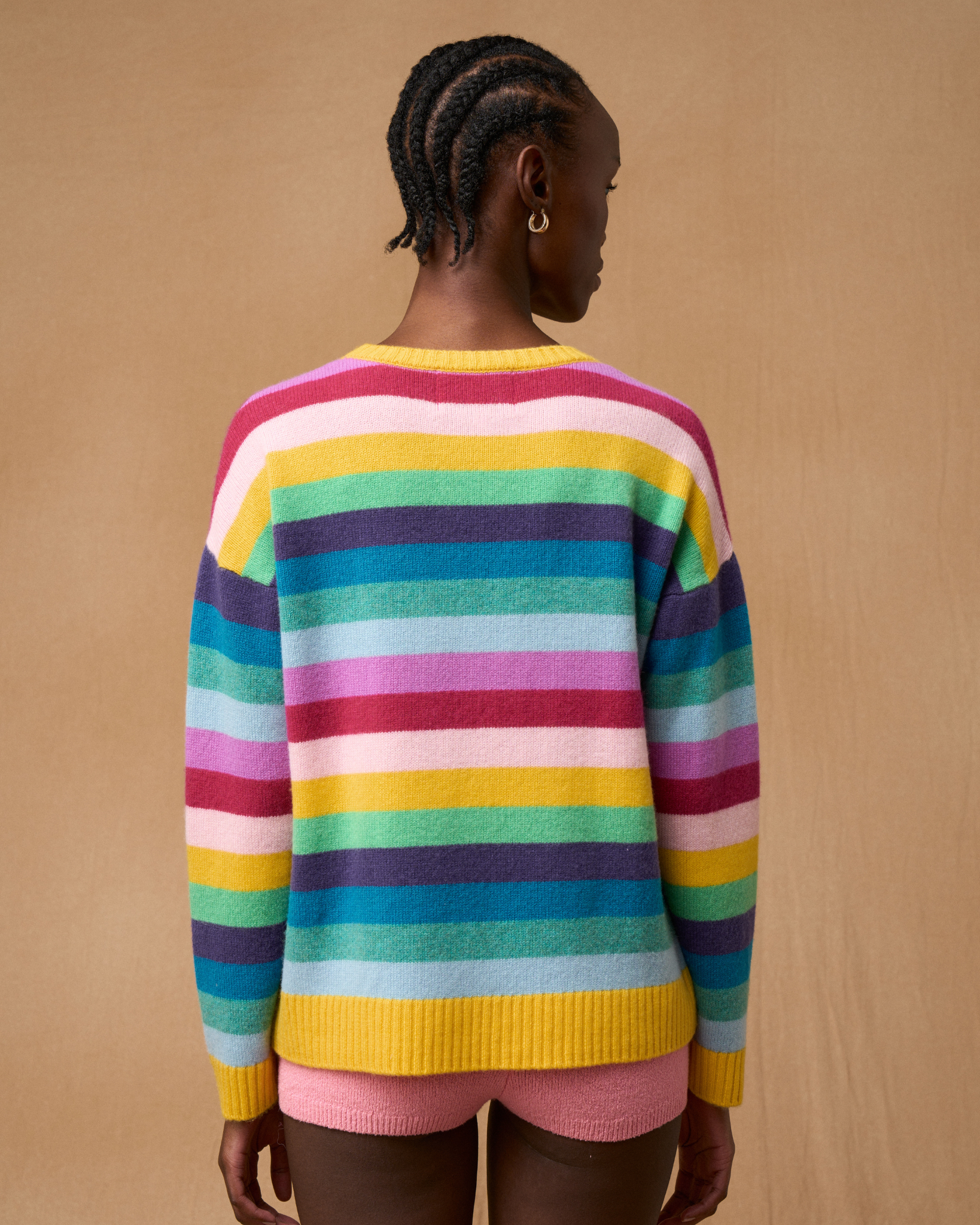 Pull Daisy coloré en cachemire
