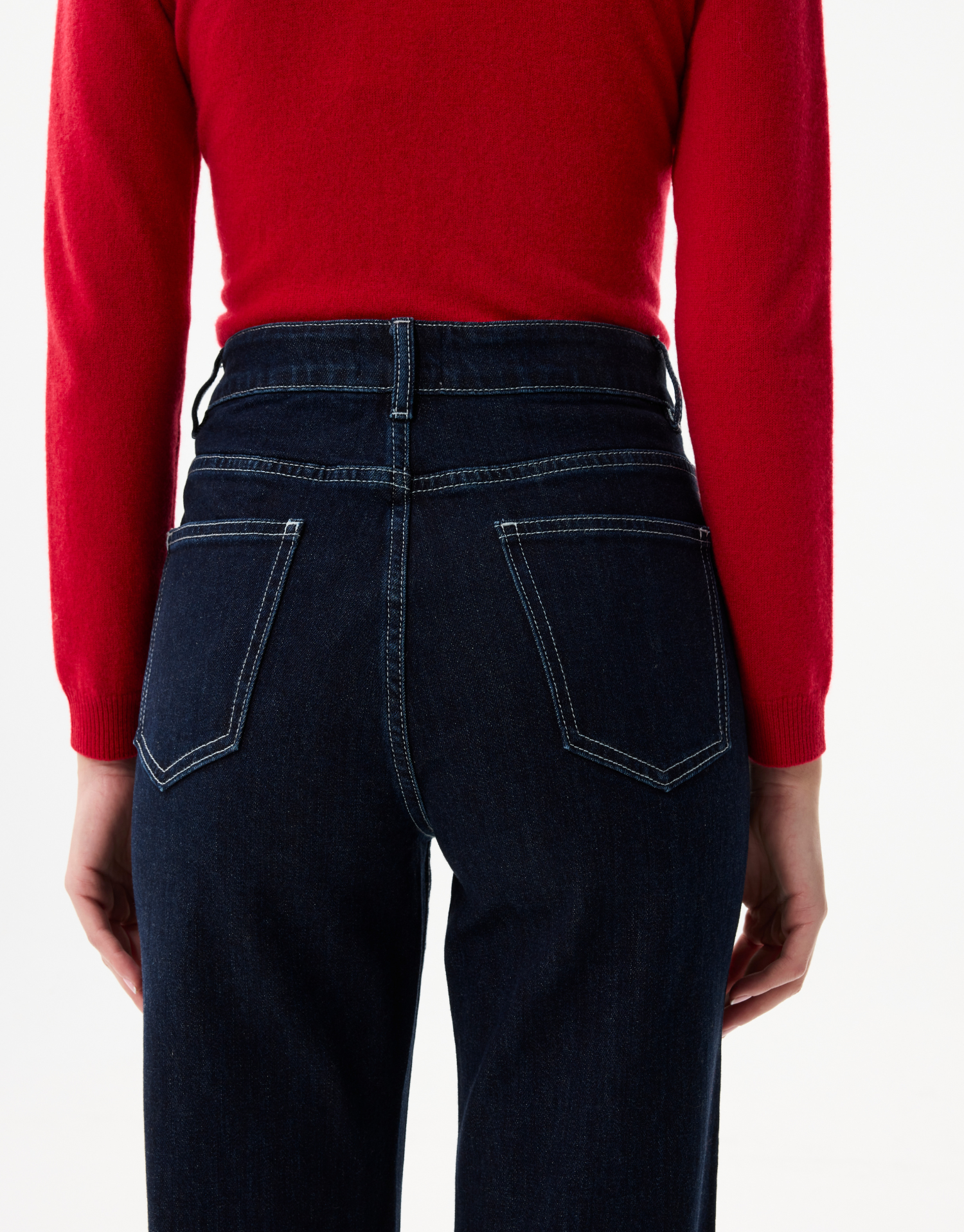 Pantalon femme en coton denim