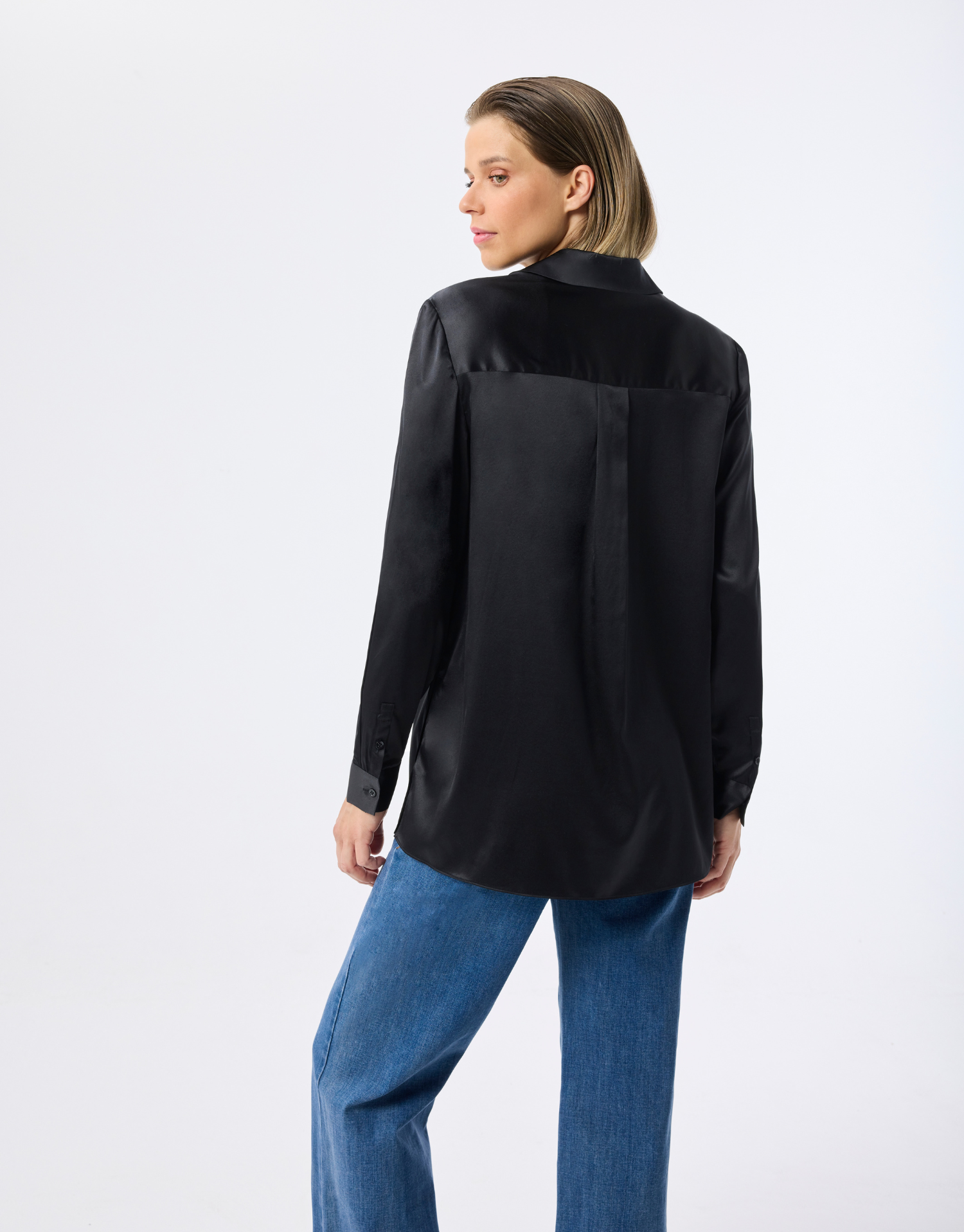 Chemise satinée