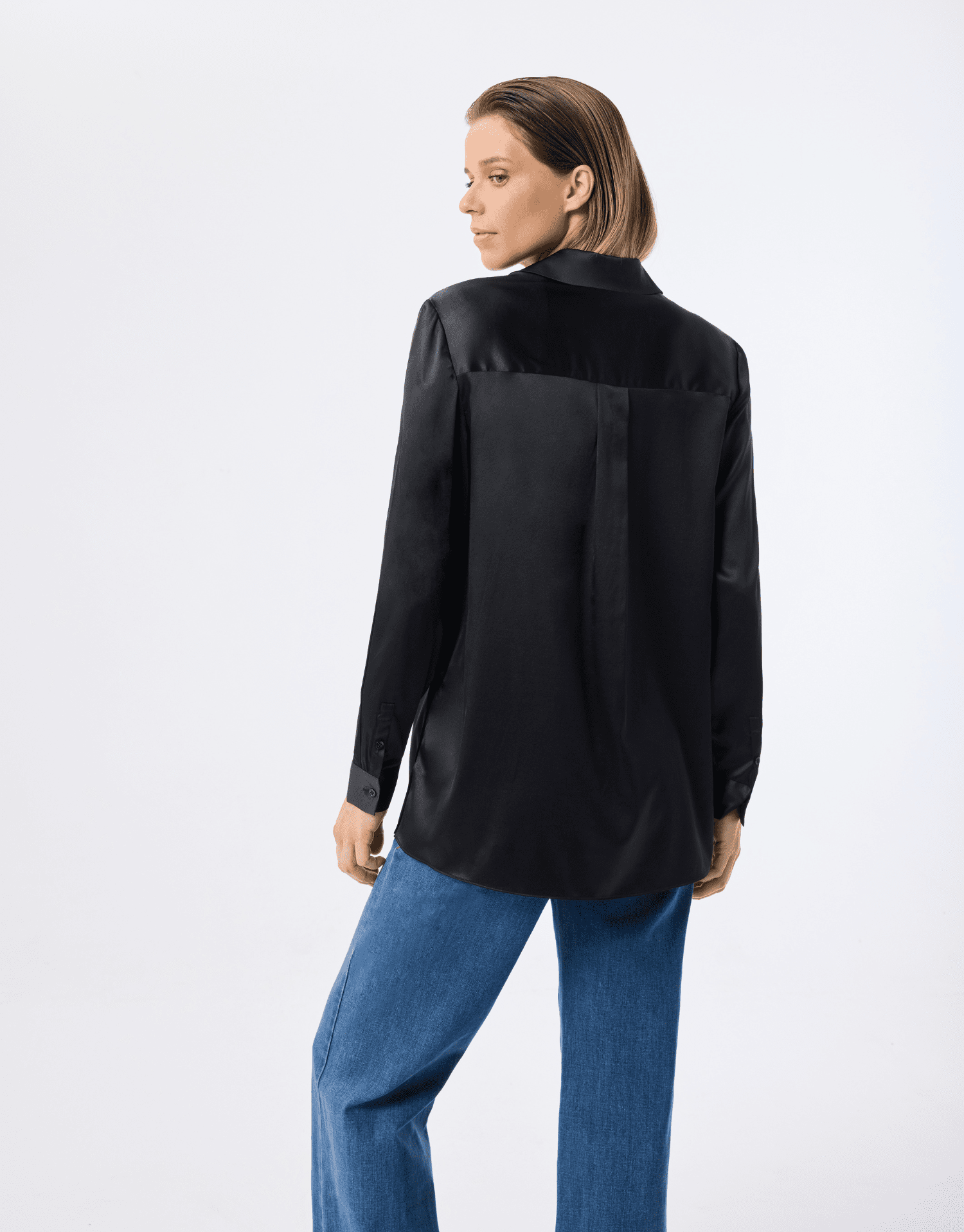Chemise satinée
