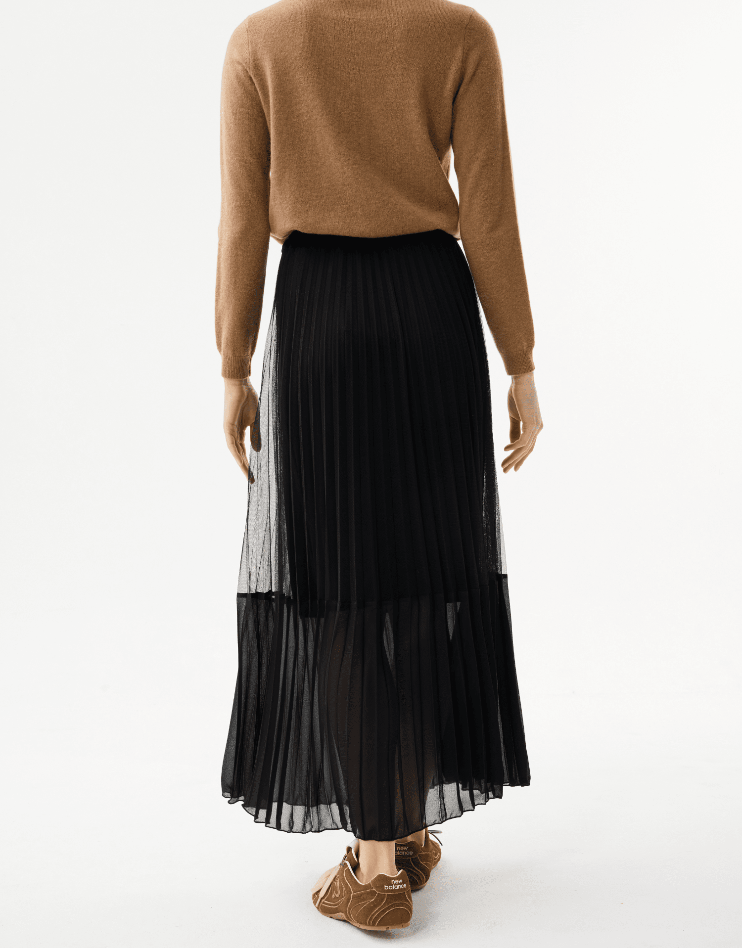Jupe longue plissée