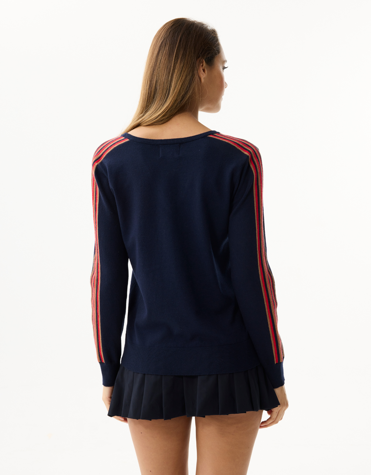 Women's V-neck dog pattern top