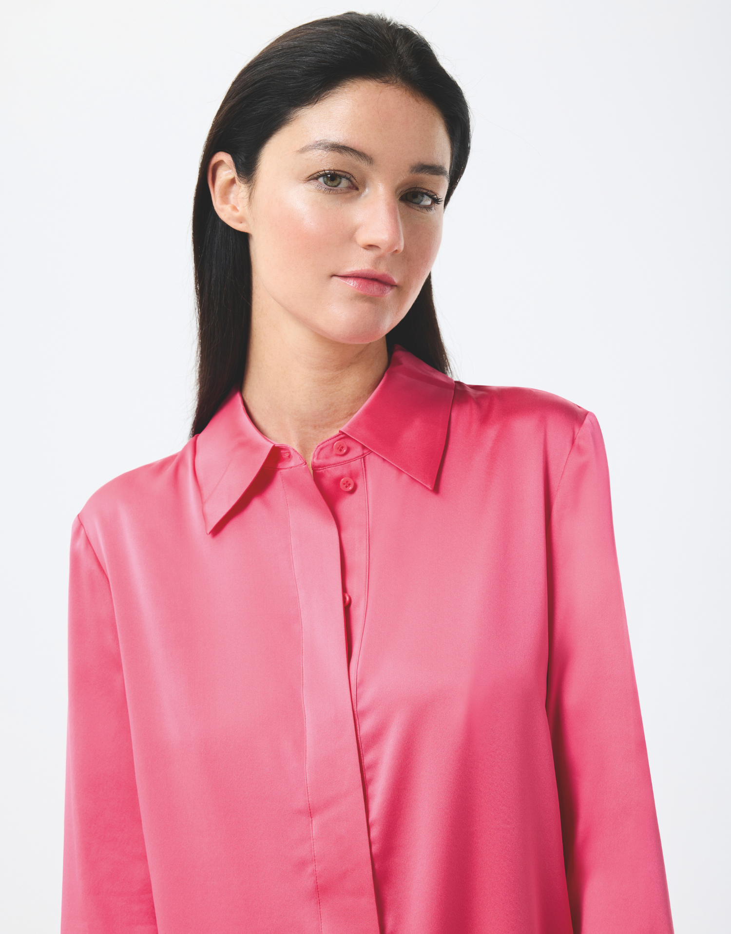 Chemise satinée