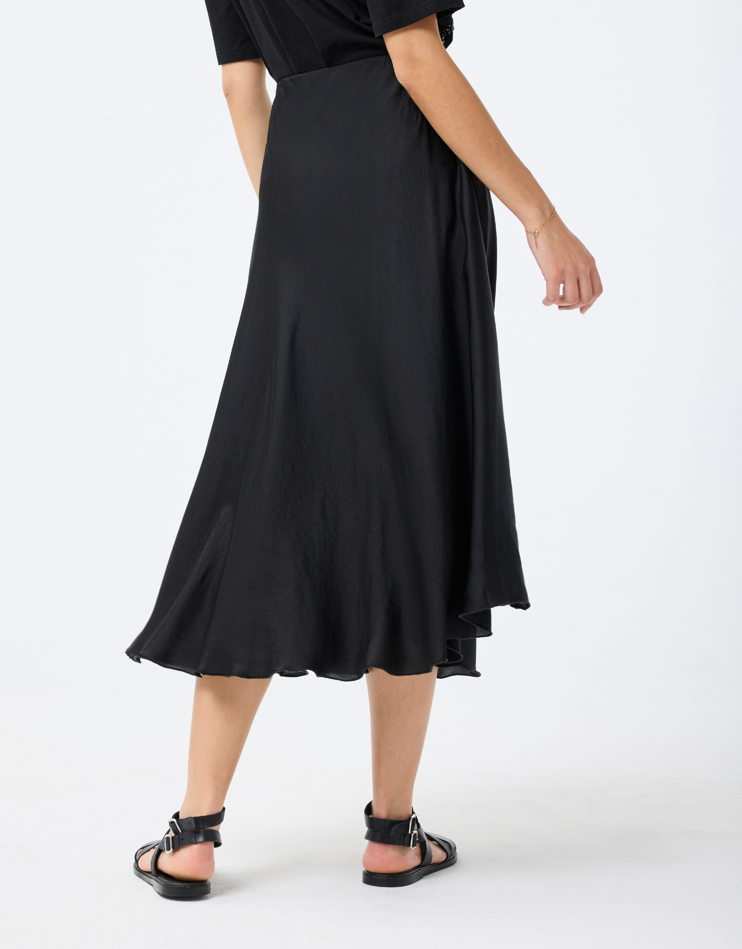 Jupe Malia longue satinée