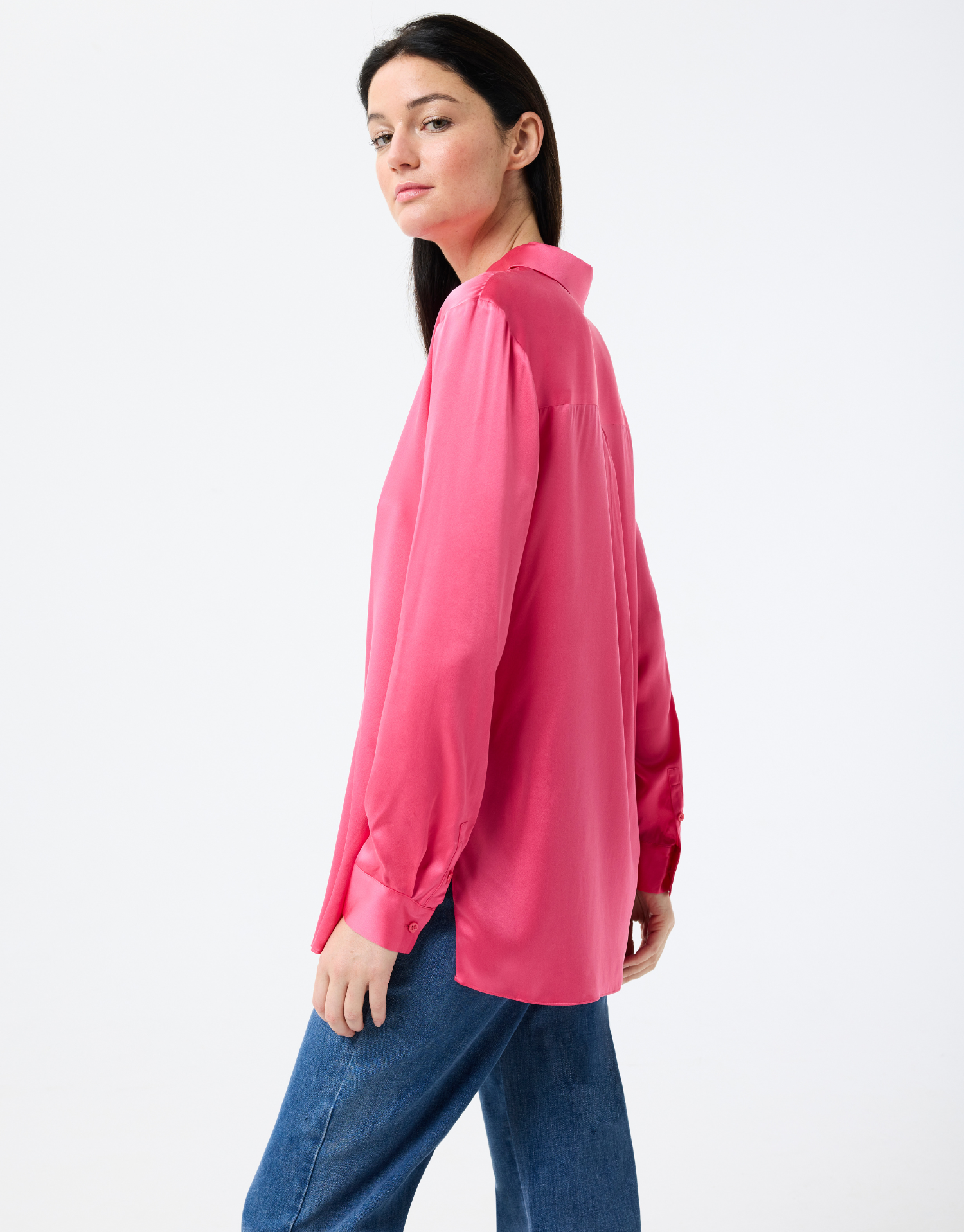 Chemise satinée