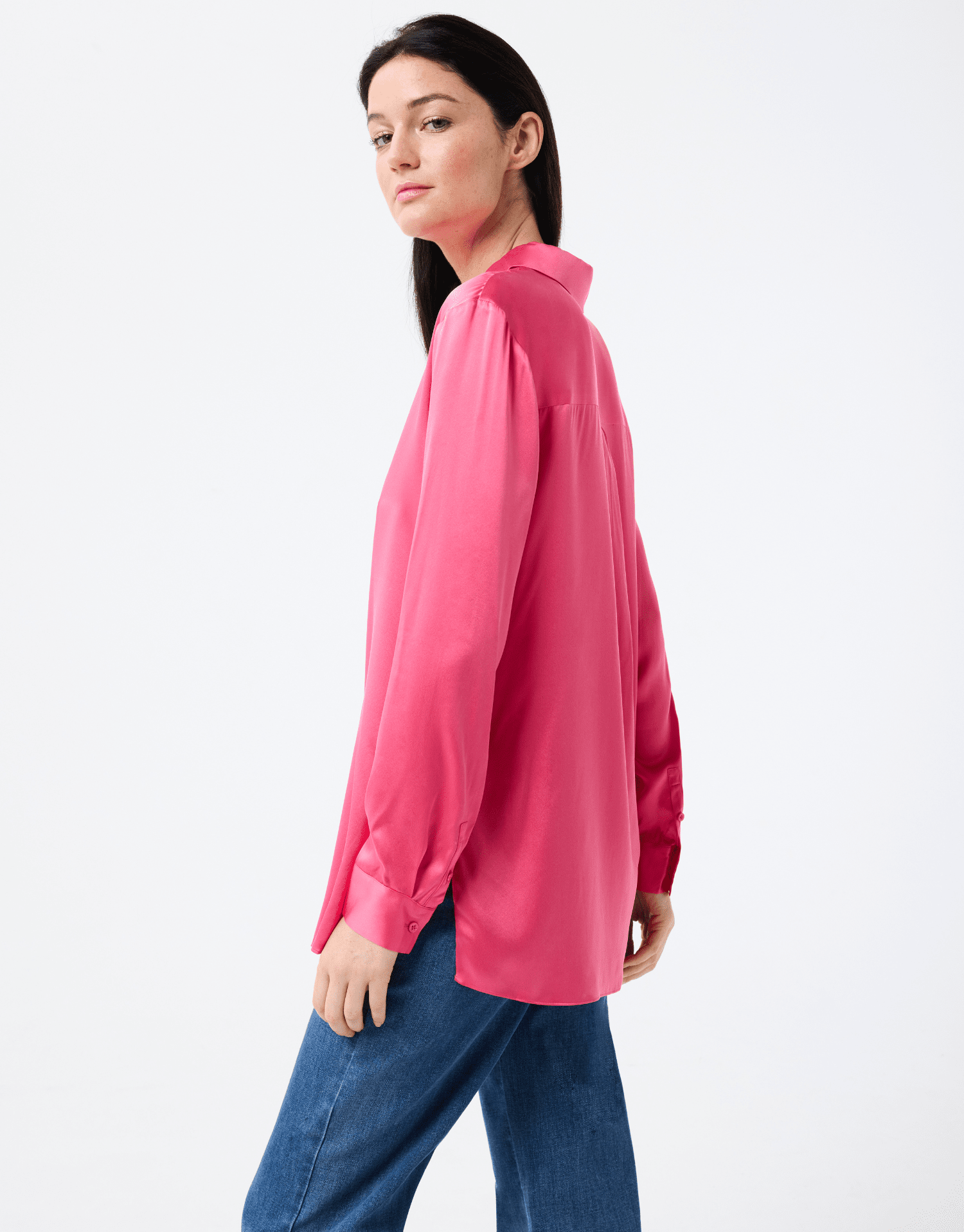 Chemise satinée