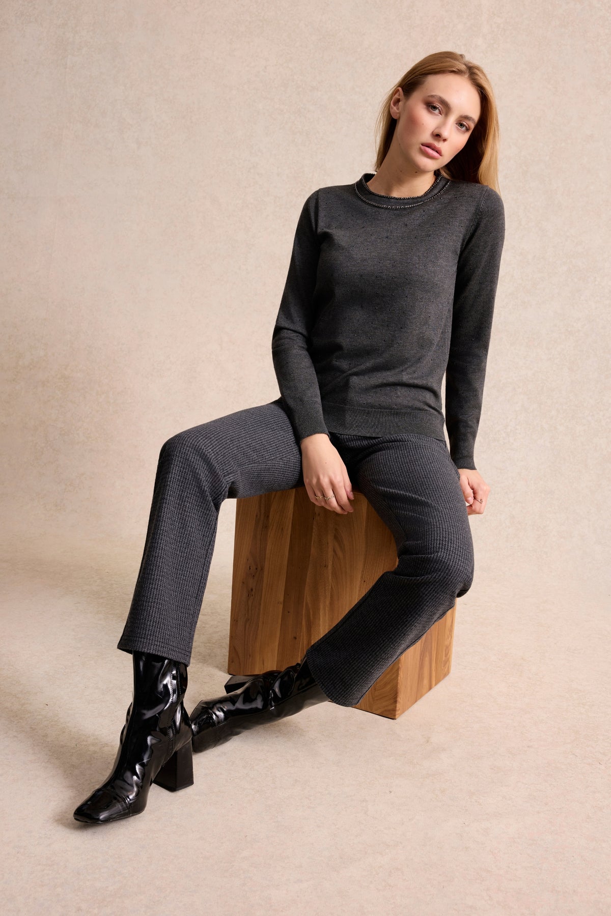 Pull col chaîne