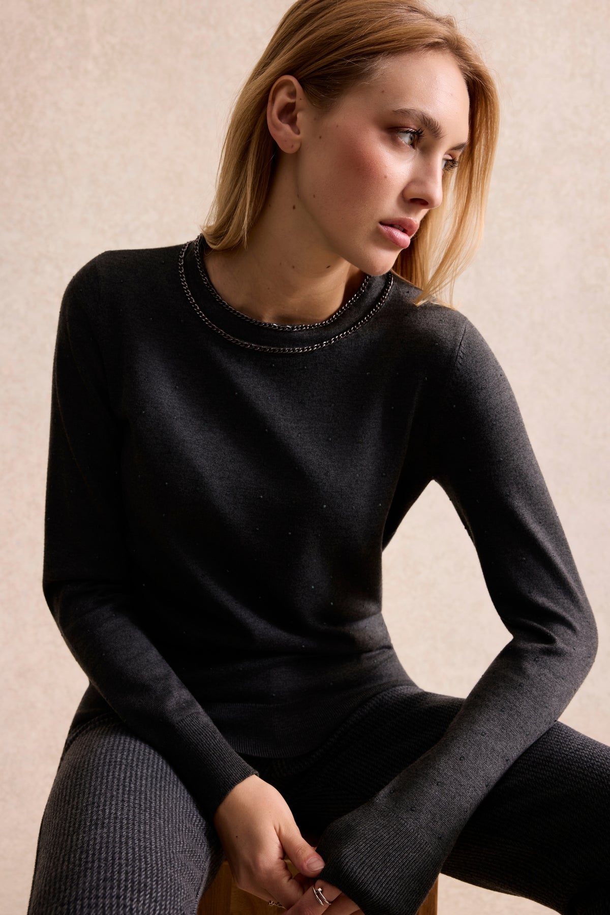 Pull col chaîne