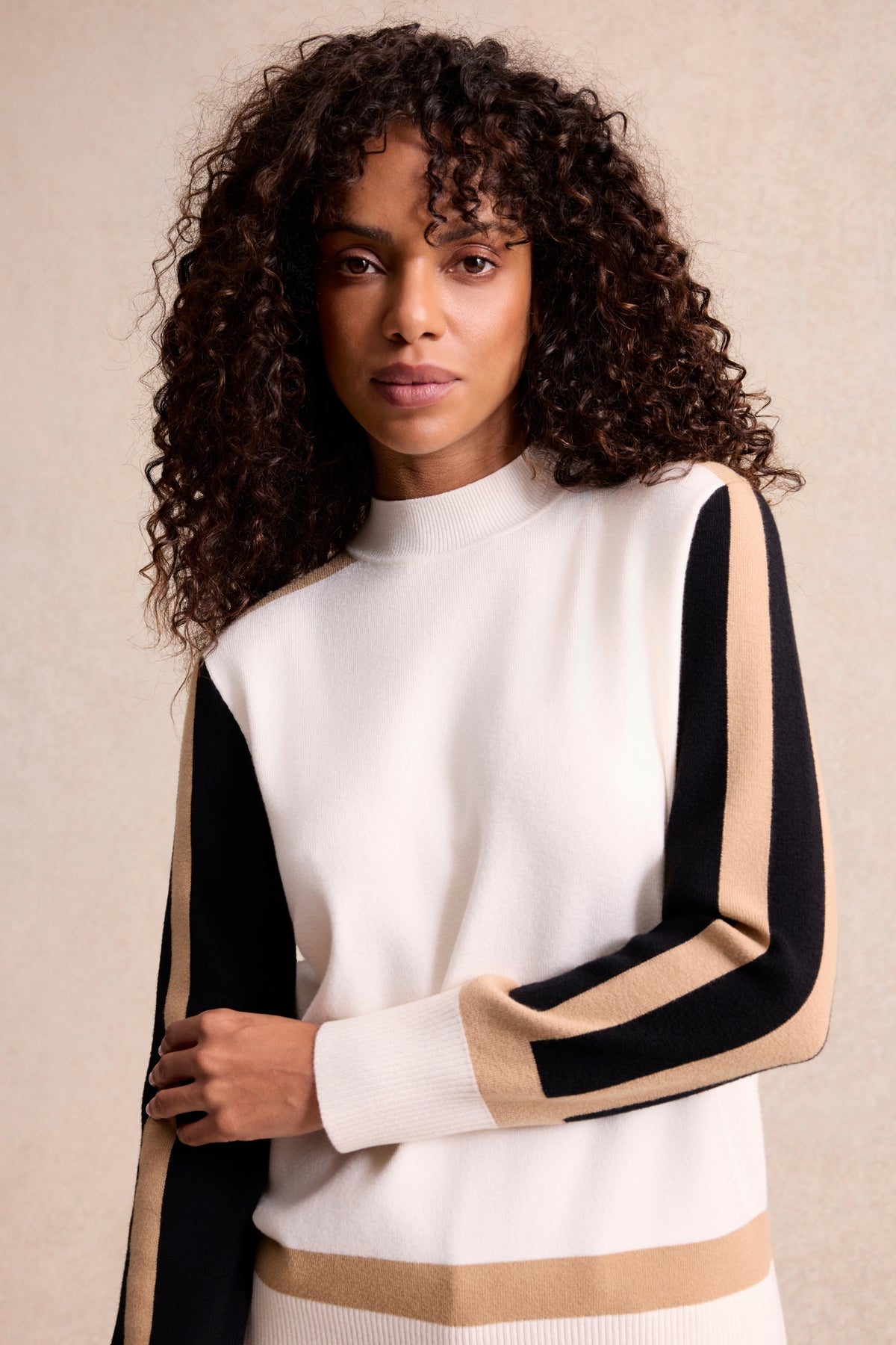 Pull femme rayé