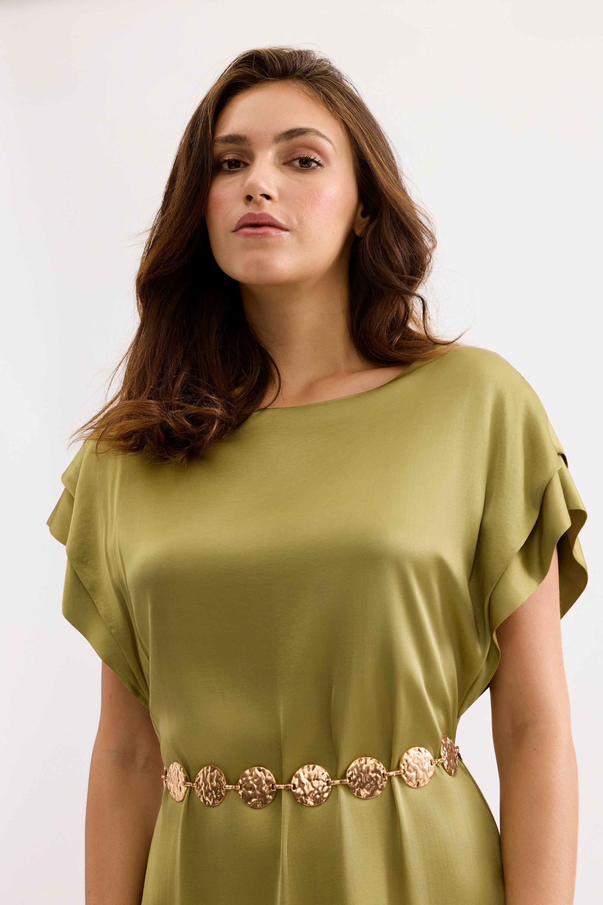 Ceinture dorée en zinc