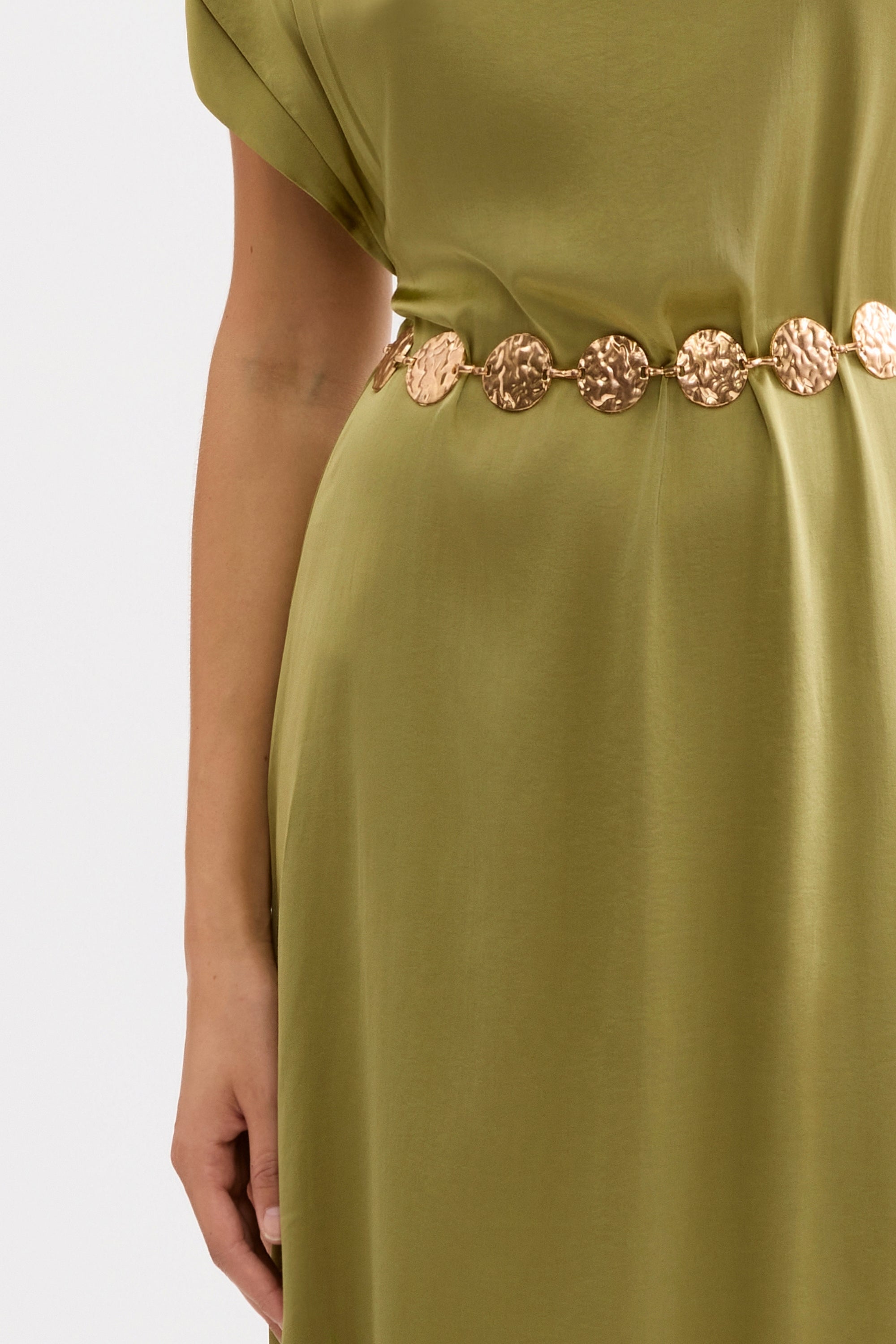 Ceinture dorée en zinc