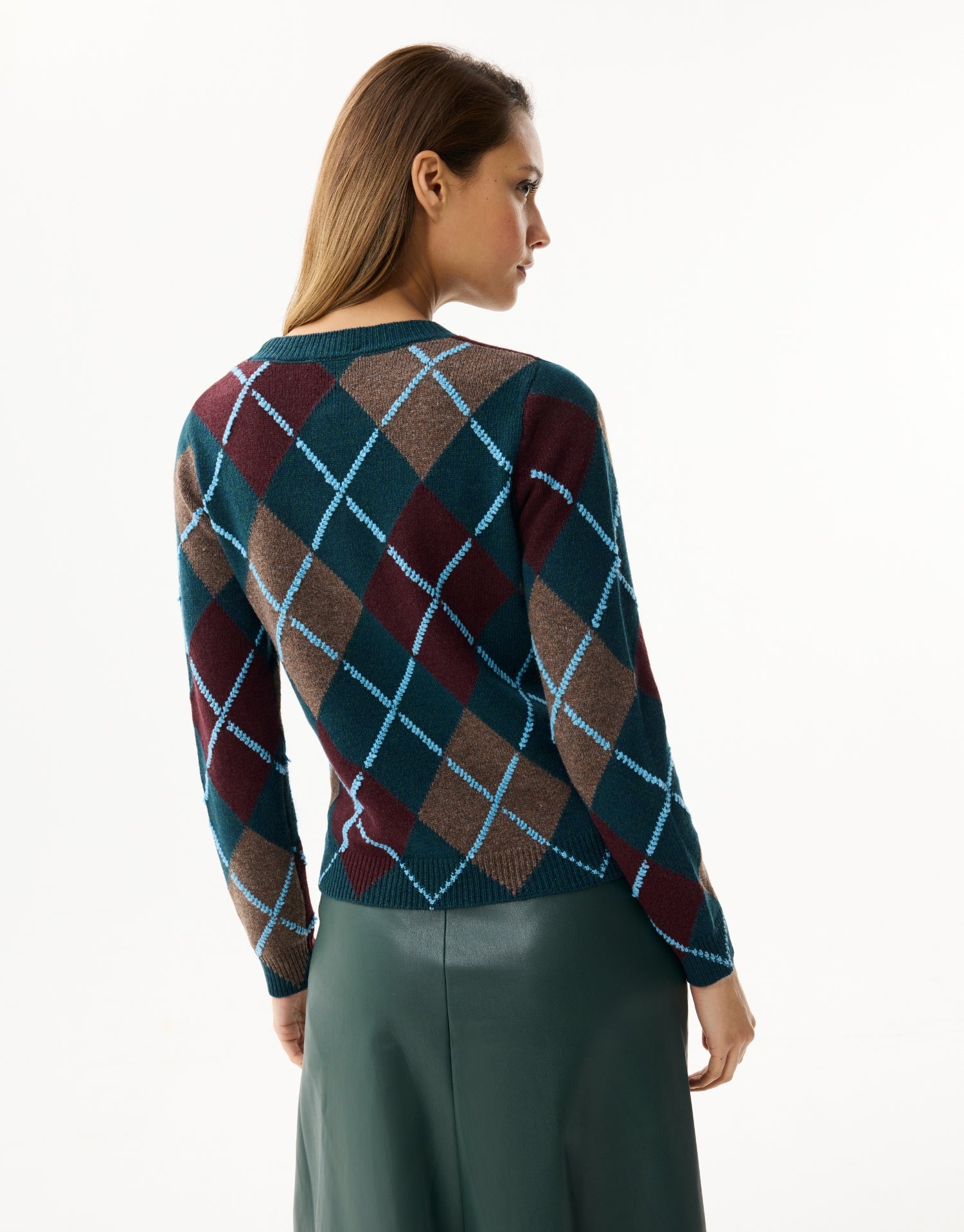 Trui van wol en kasjmier