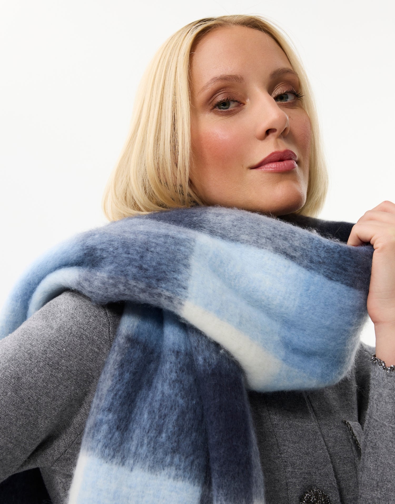 Écharpe à carreaux