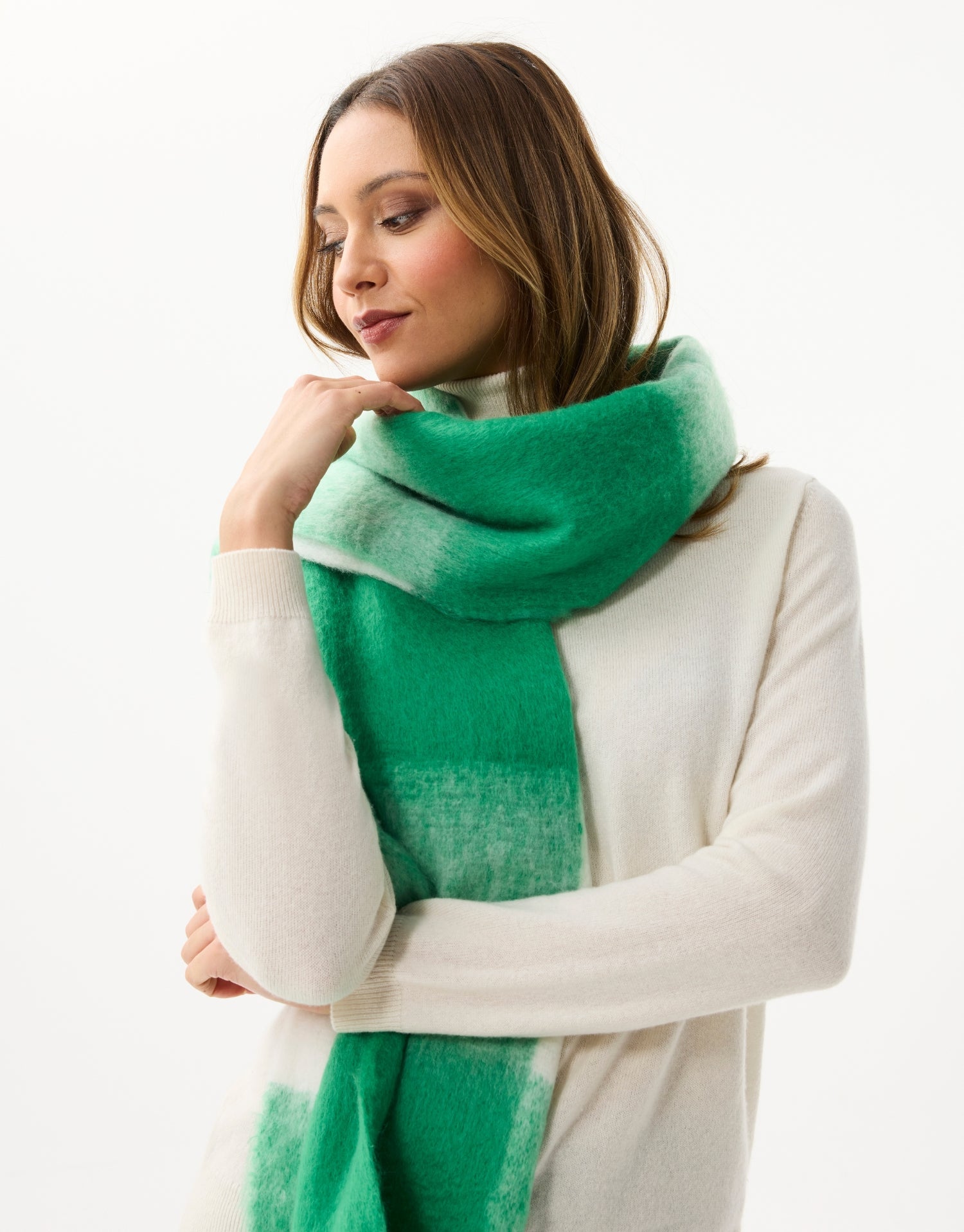 Écharpe à carreaux