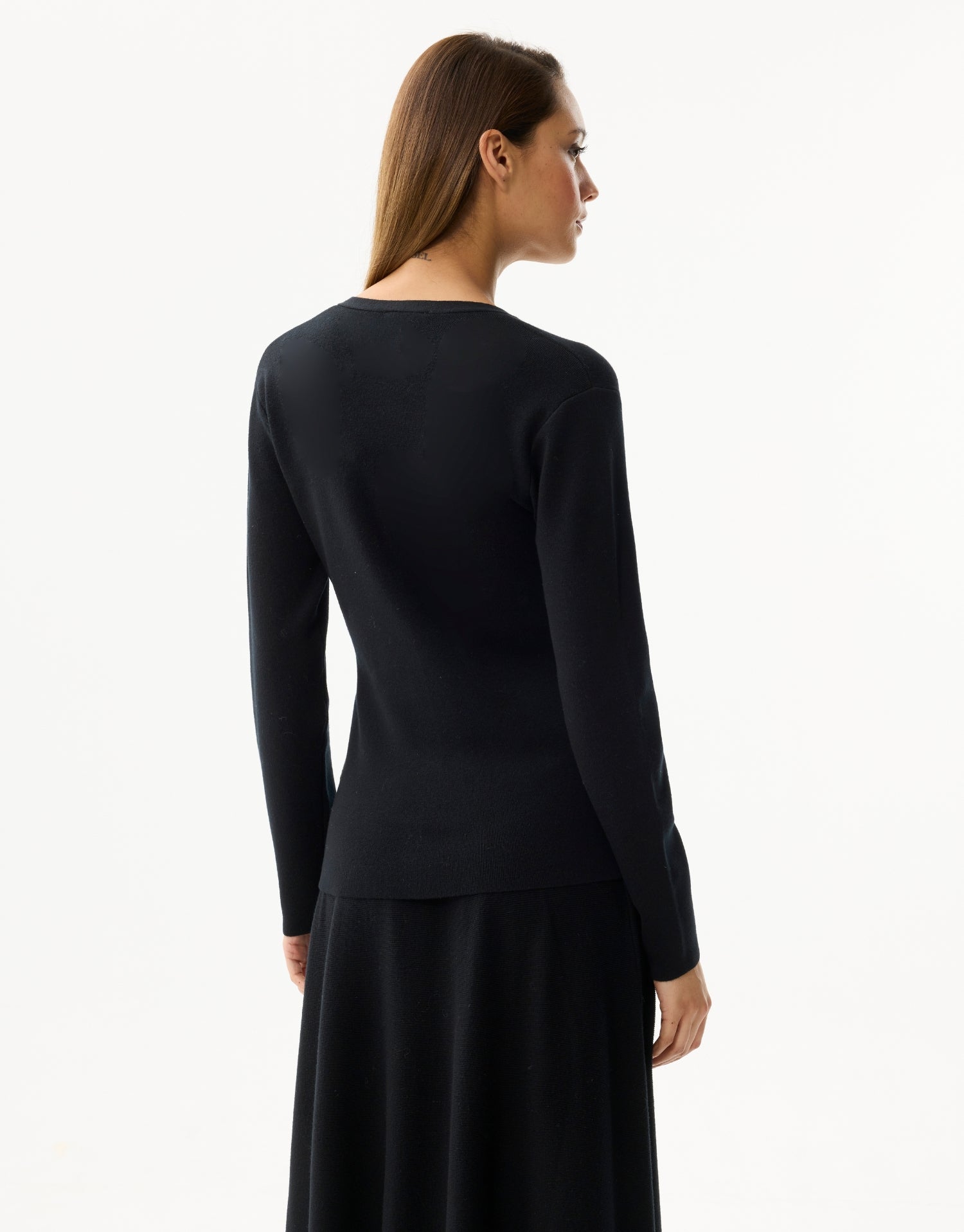 Cardigan chic col V noir