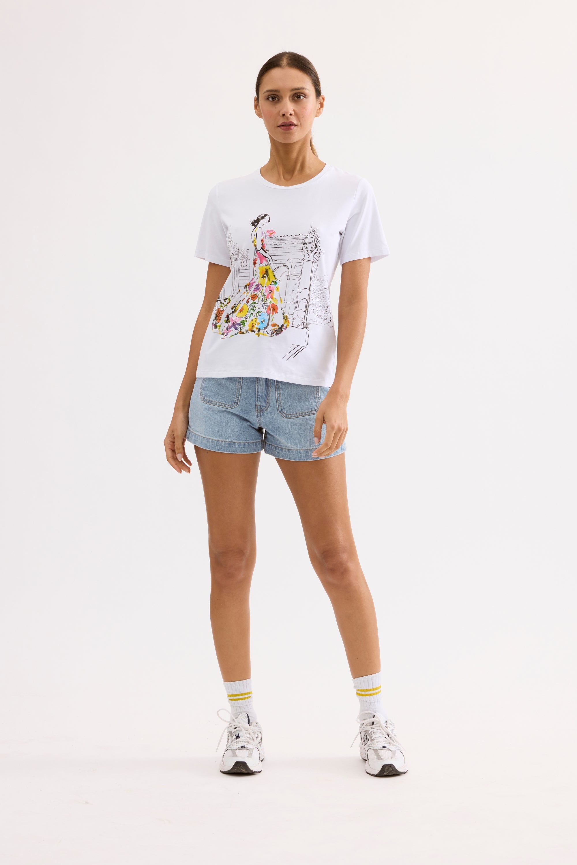 T-shirt imprimé en coton