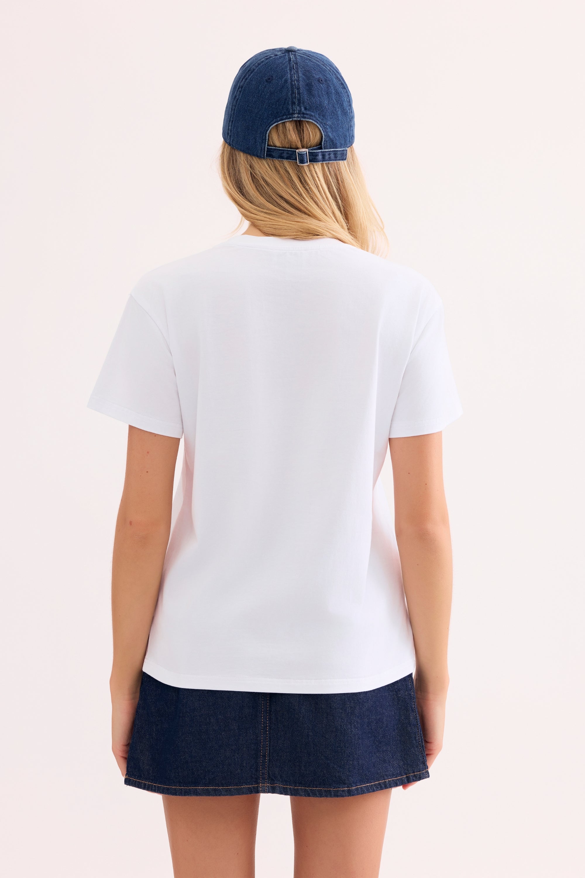 T-shirt oversize imprimé félin arty blanc