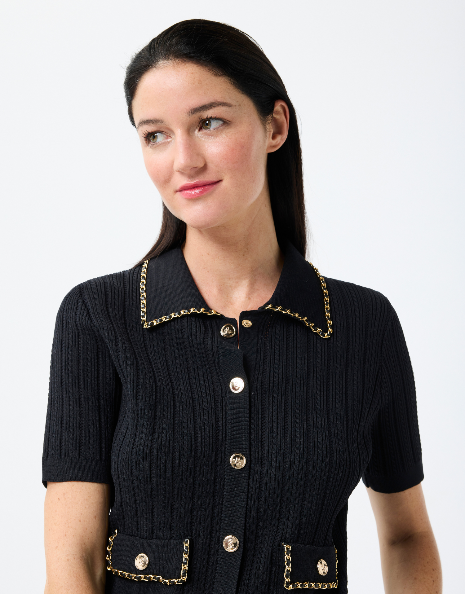 Natacha cardigan in ribbed knit