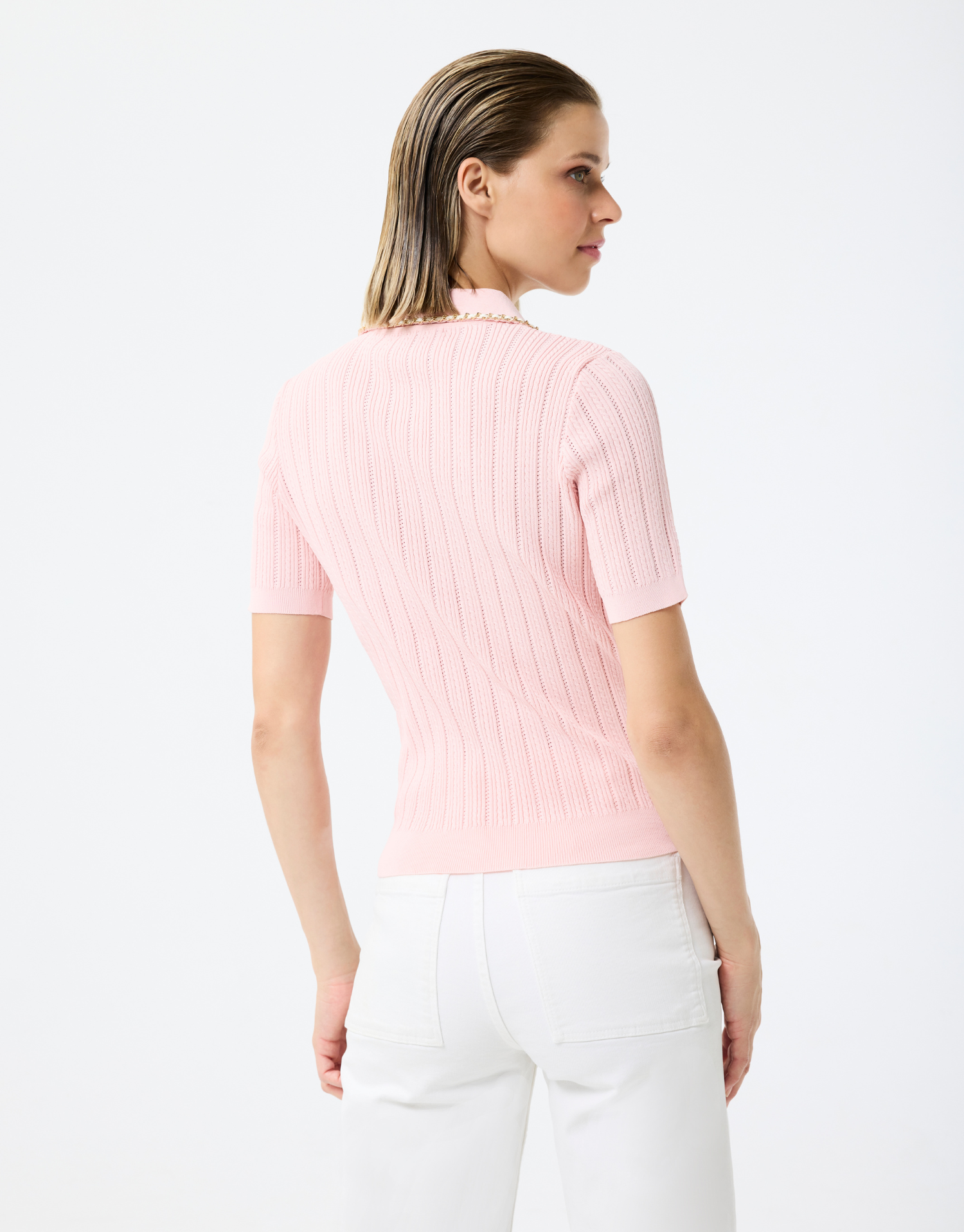 Natacha cardigan in ribbed knit