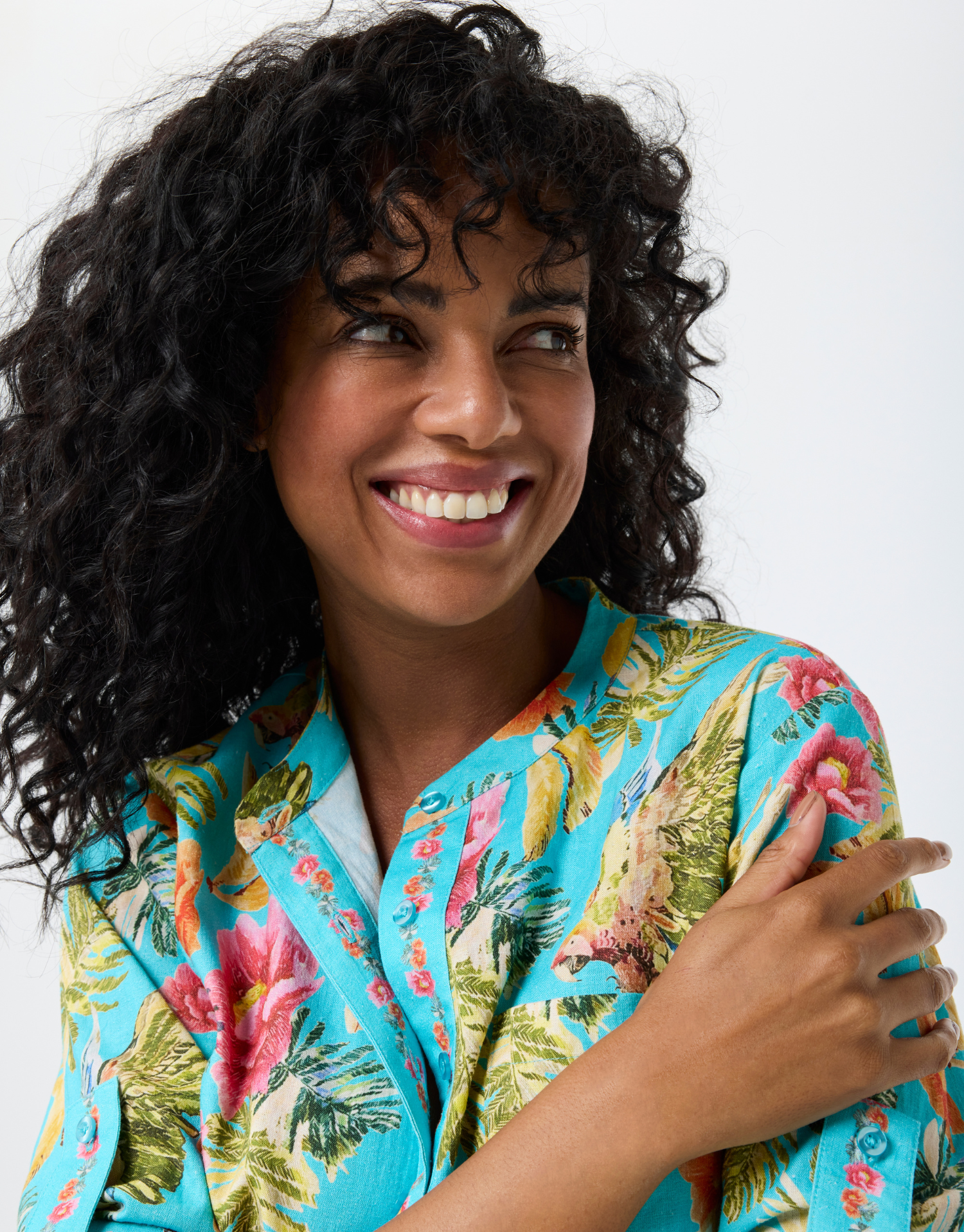 Chemise Cycy colorée en lin