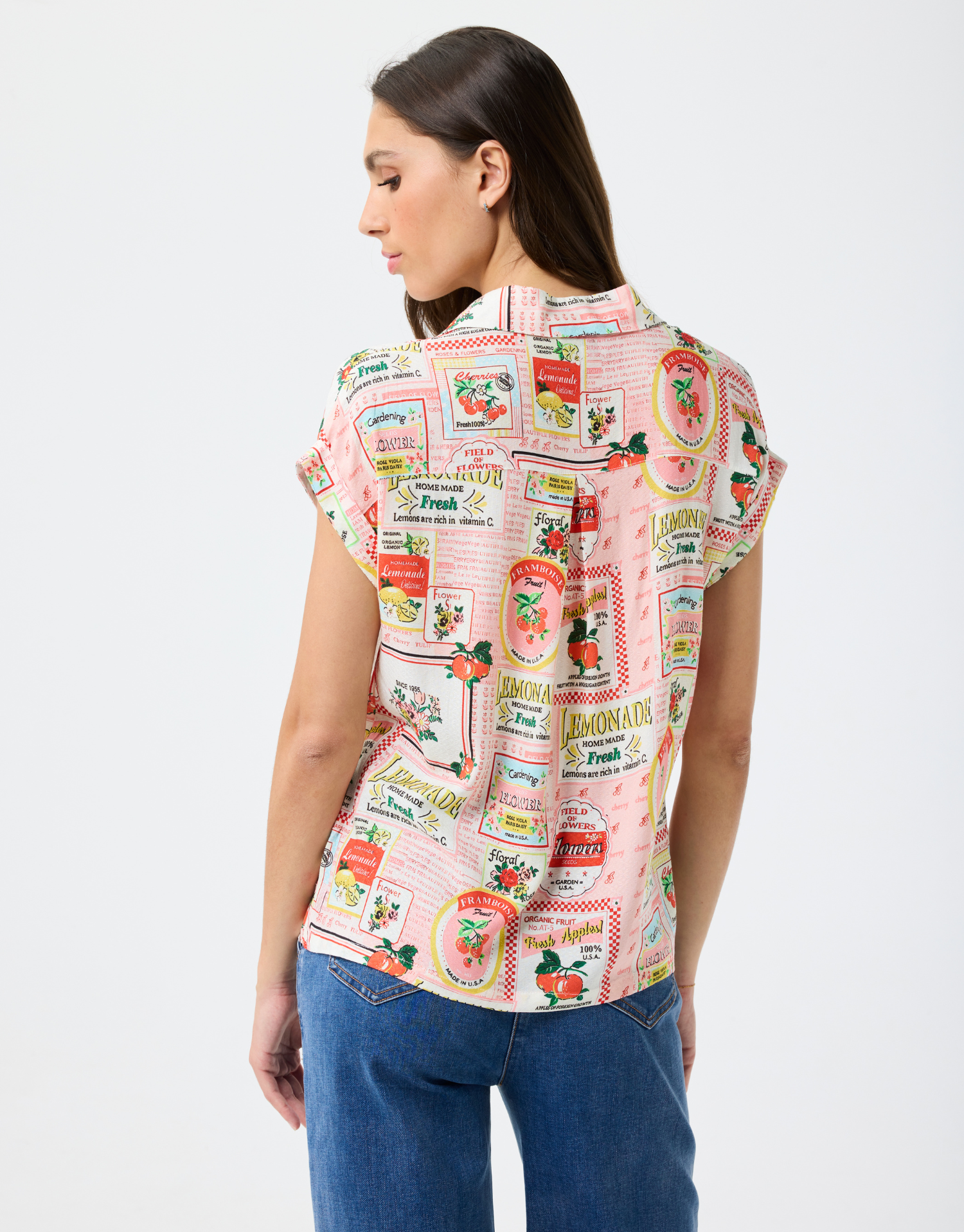Chemise Magnolia manches courtes en lin