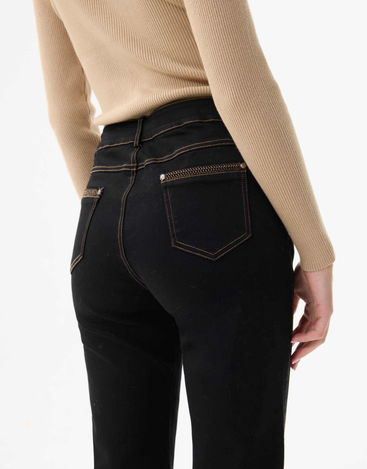 Jean droit stretch