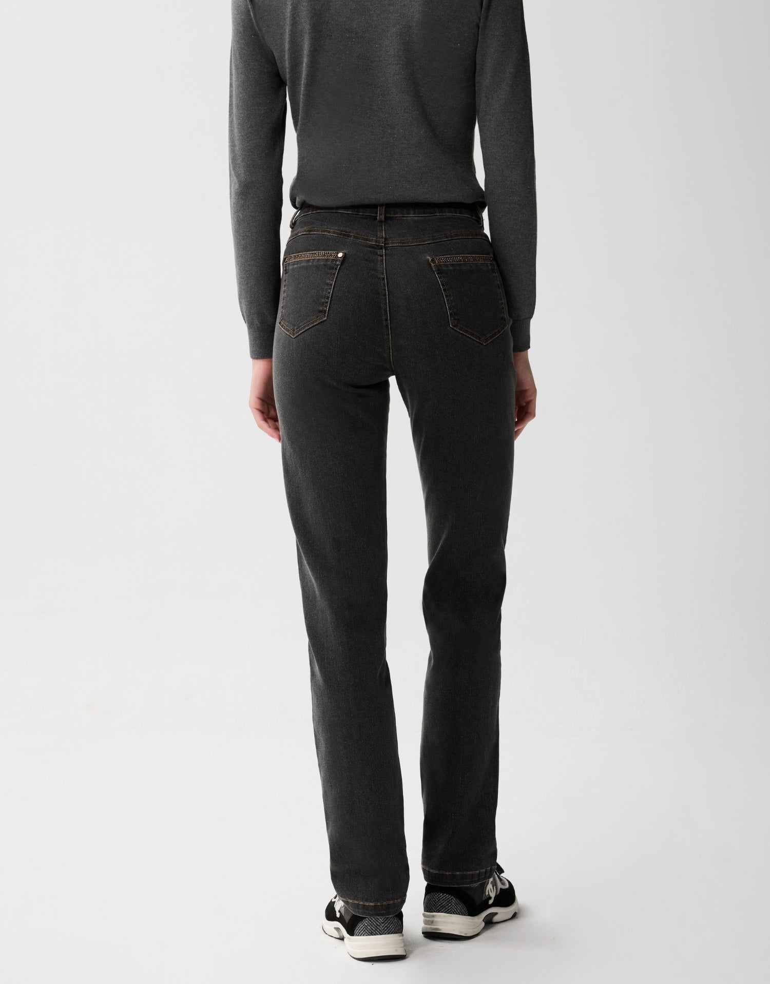 Jean droit stretch