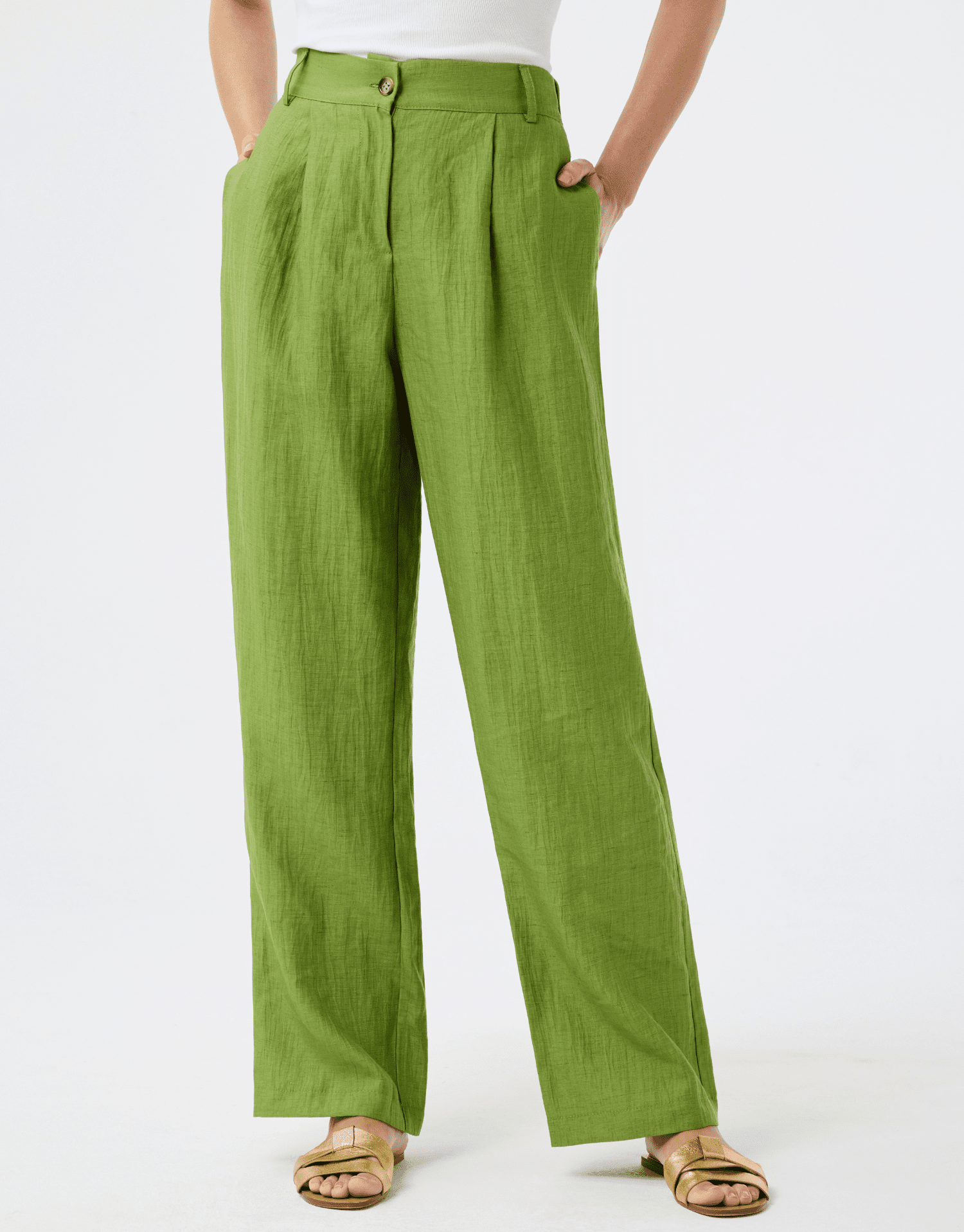 Pantalon en lin fluide