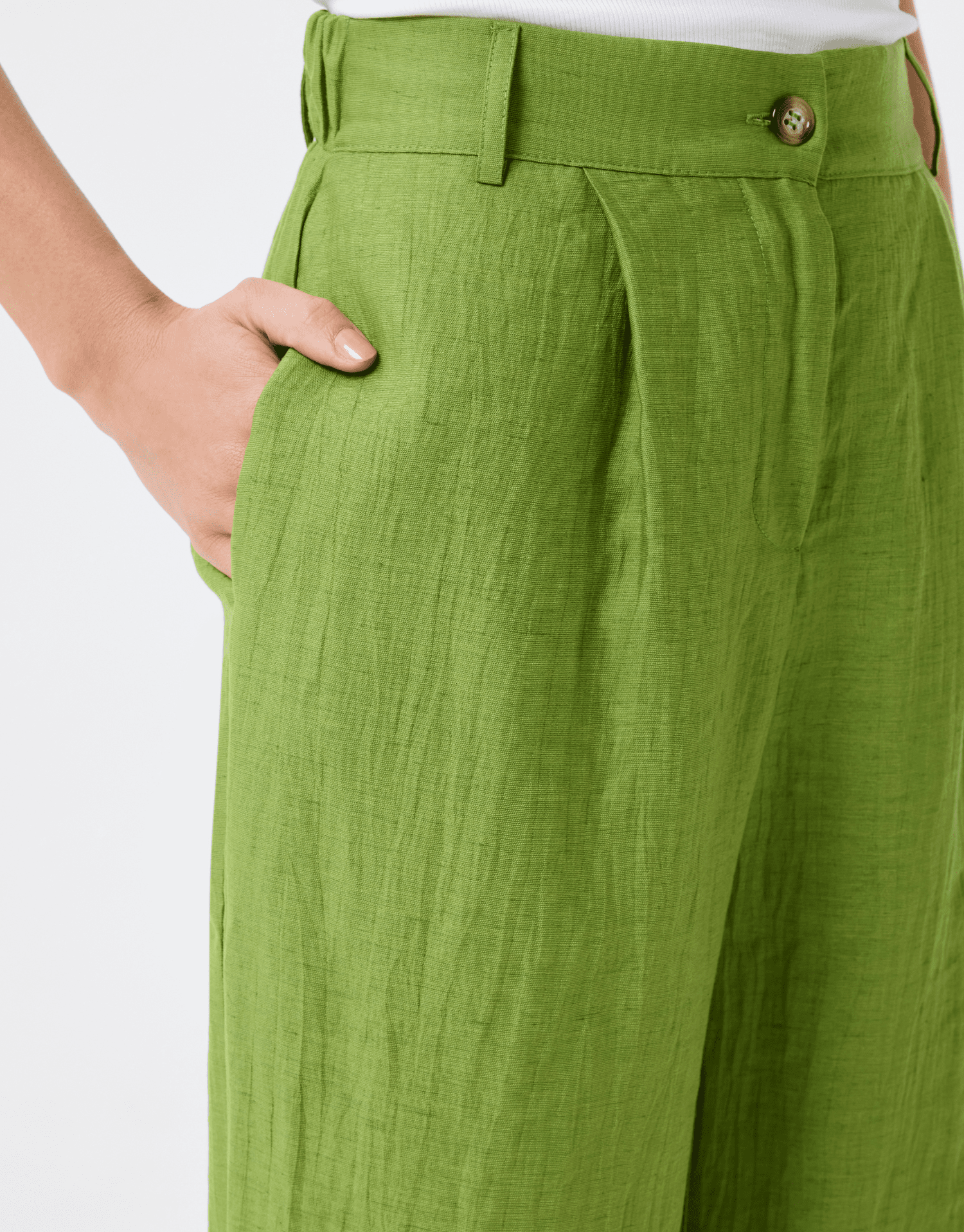 Pantalon en lin fluide