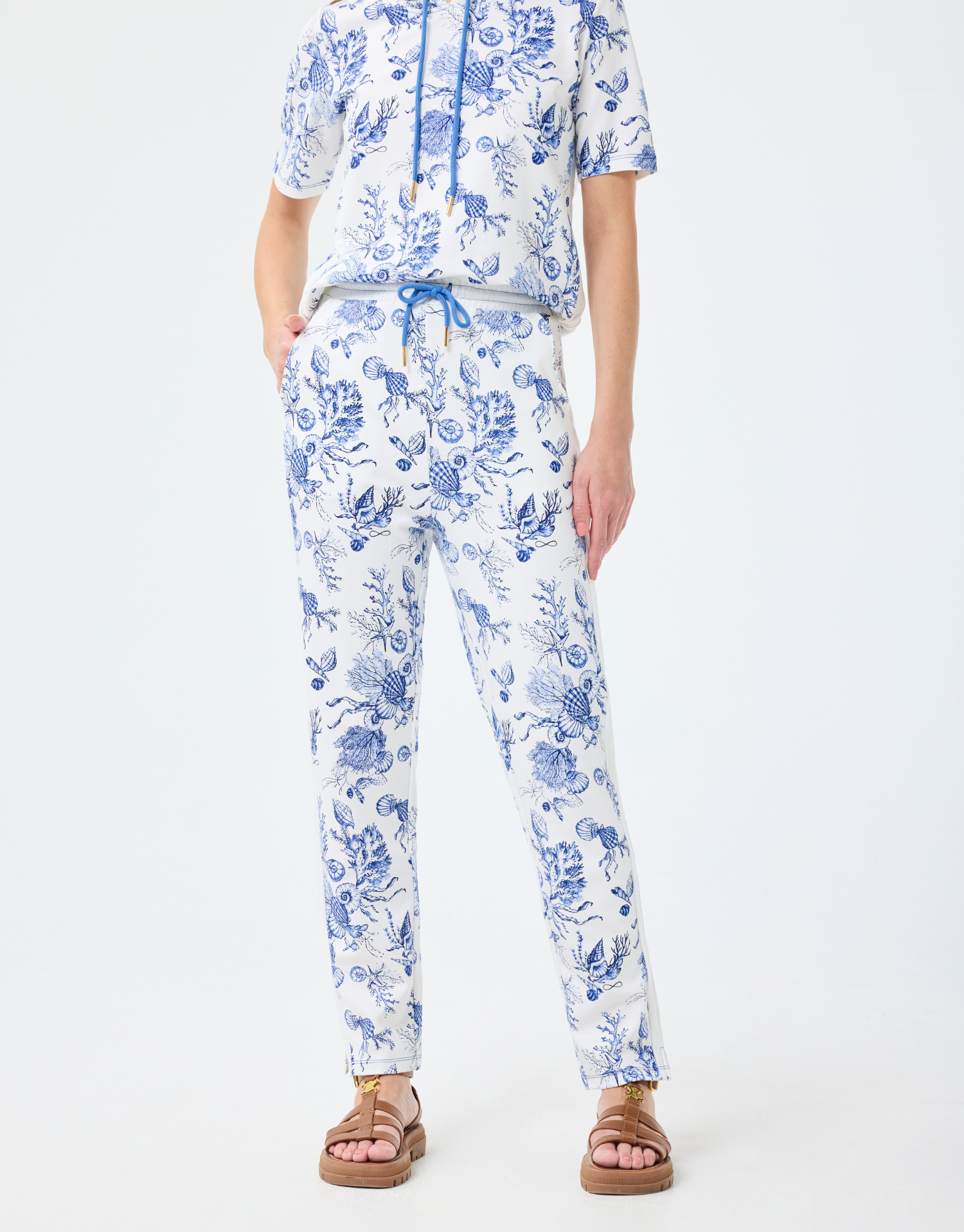 Noah pants in toile de Jouy