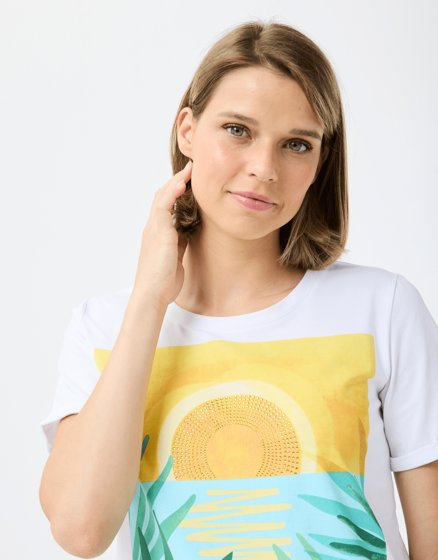 T-shirt en coton design coloré