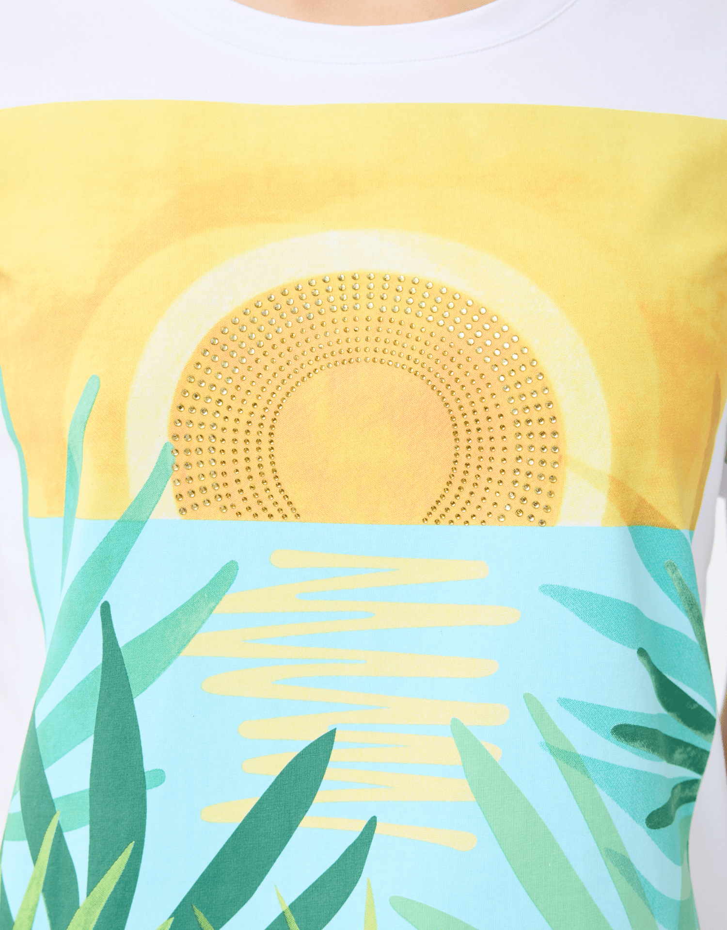 T-shirt en coton design coloré