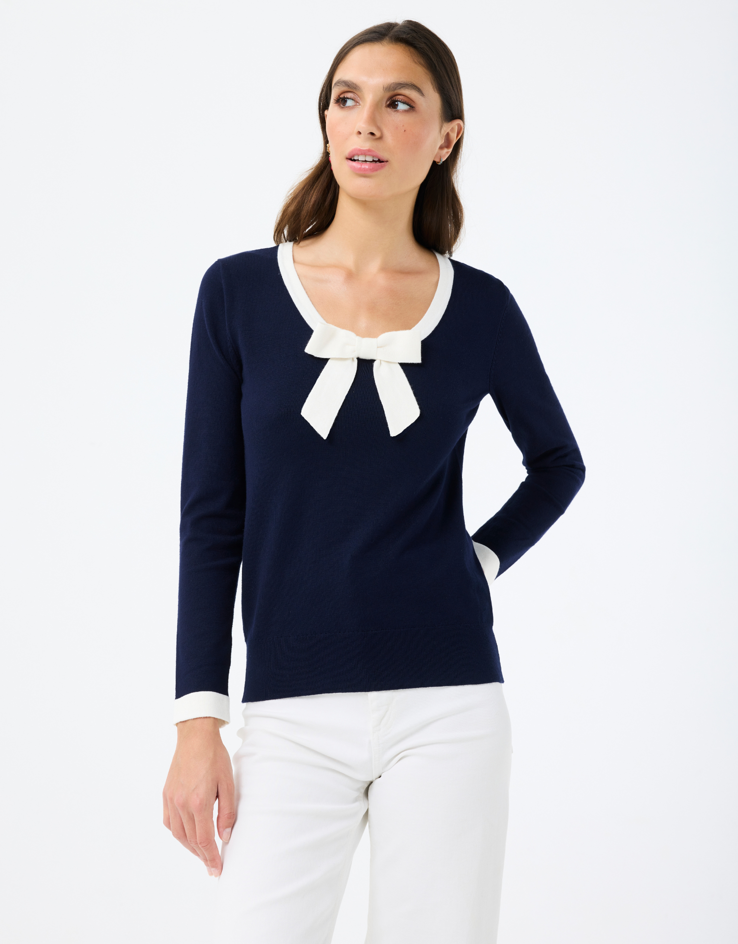 Elodie sweater with bow tie