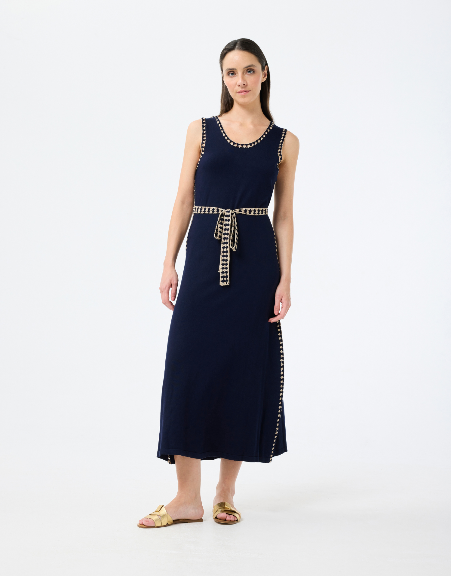 Robe Athena longue en maille
