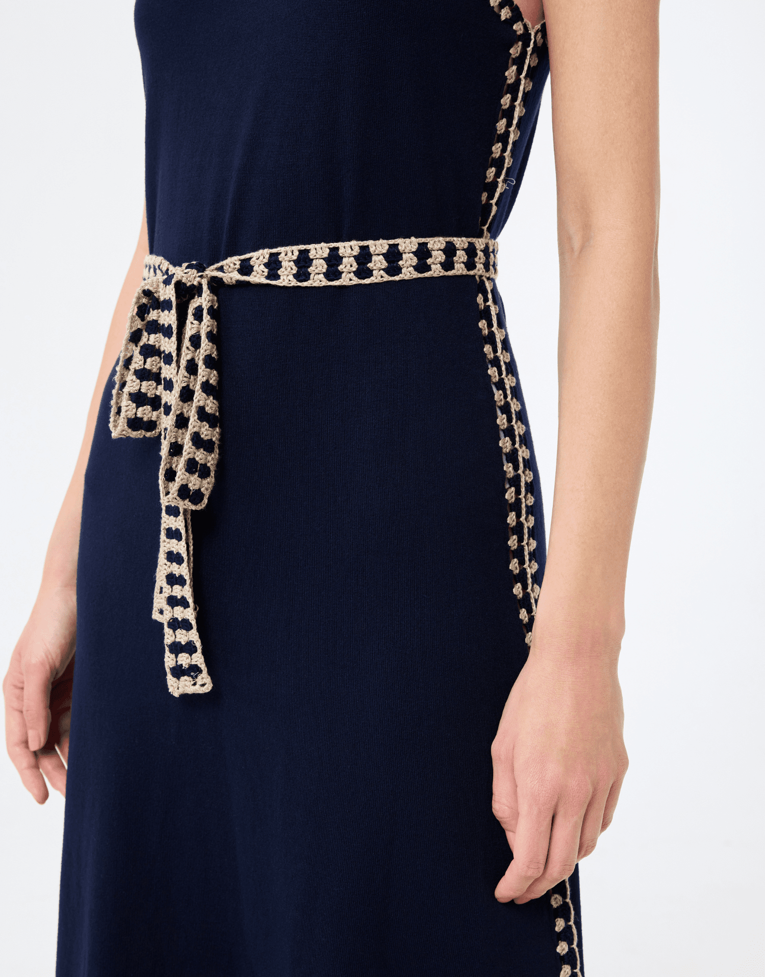 Robe longue en maille