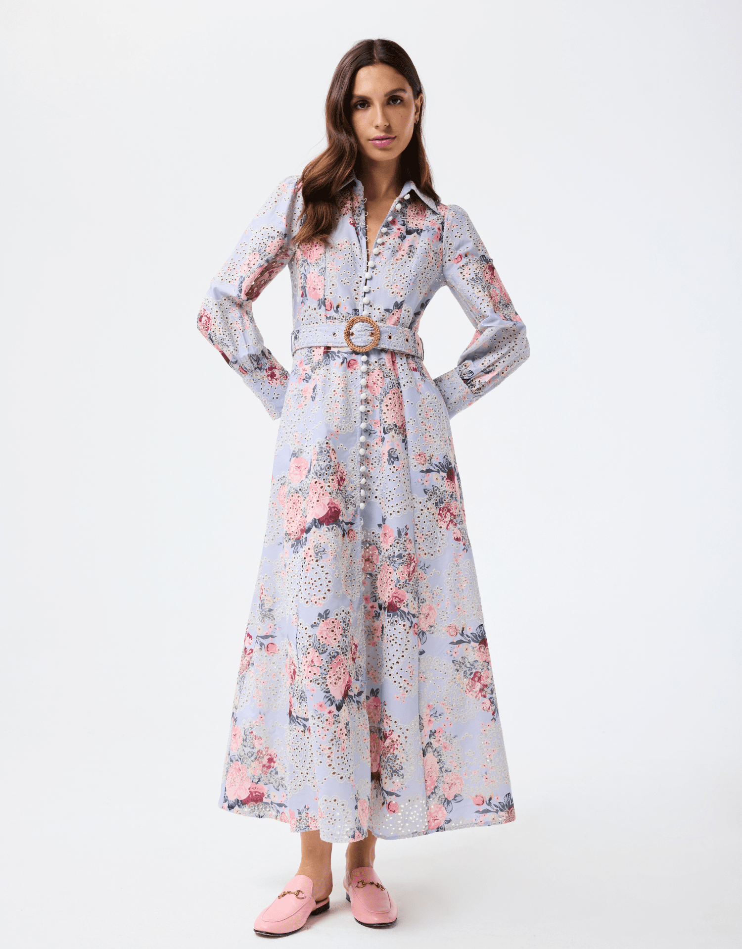 Robe longue imprimé floral