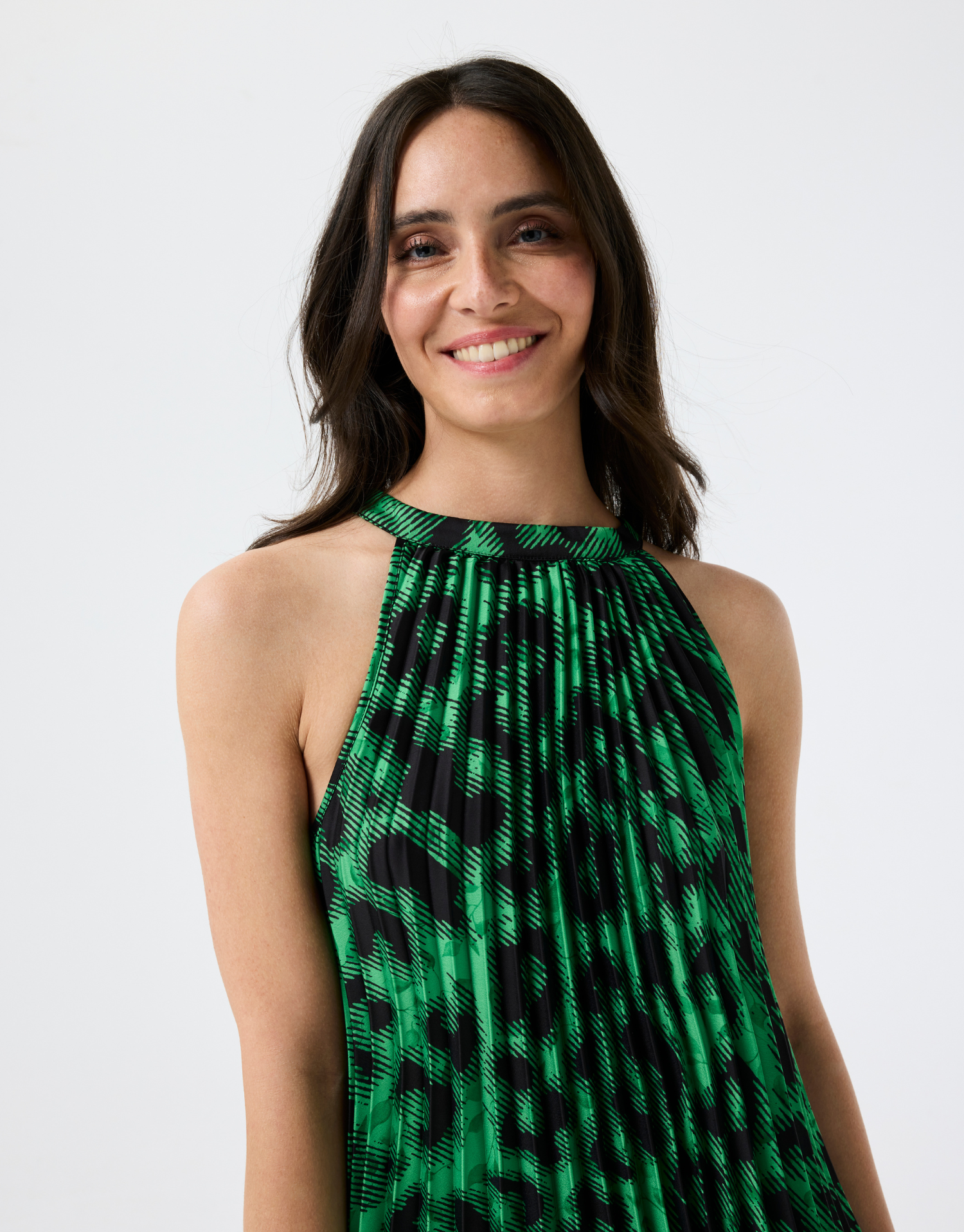 Robe Zoé longue imprimé léopard
