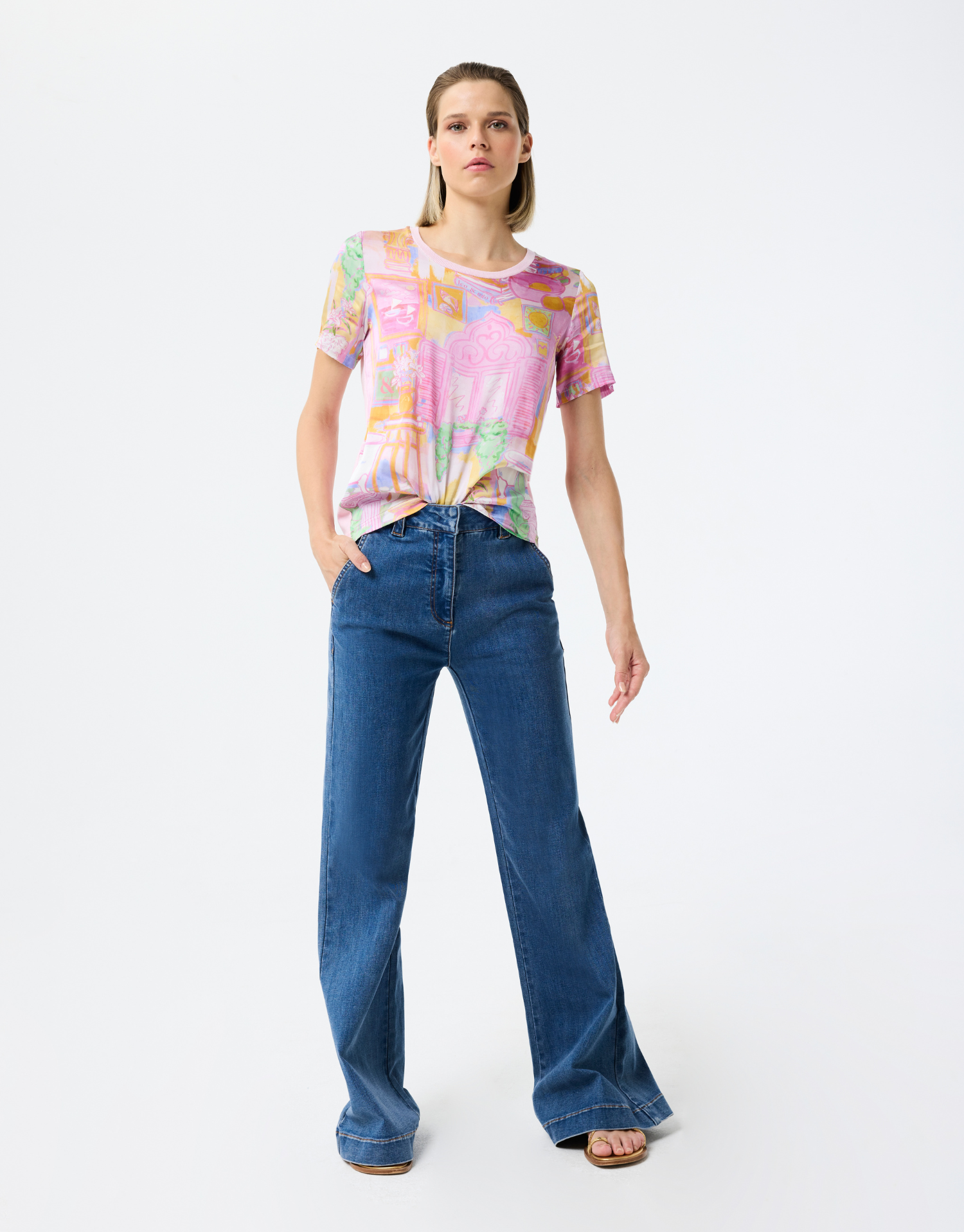 T-shirt Cassandre en coton doux