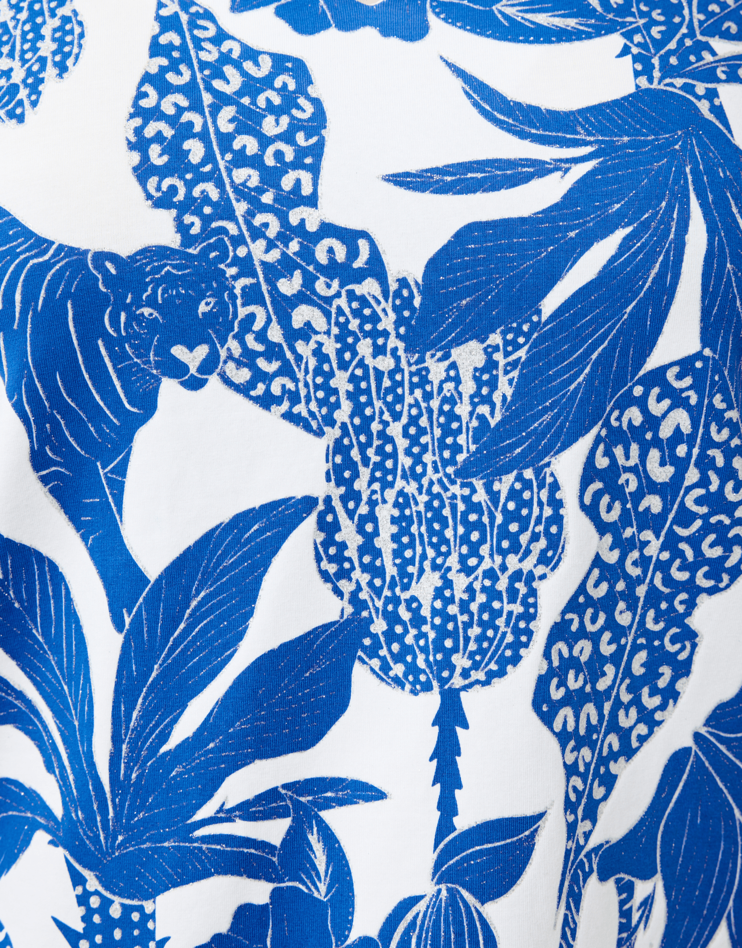 T-shirt avec imprimé bleu