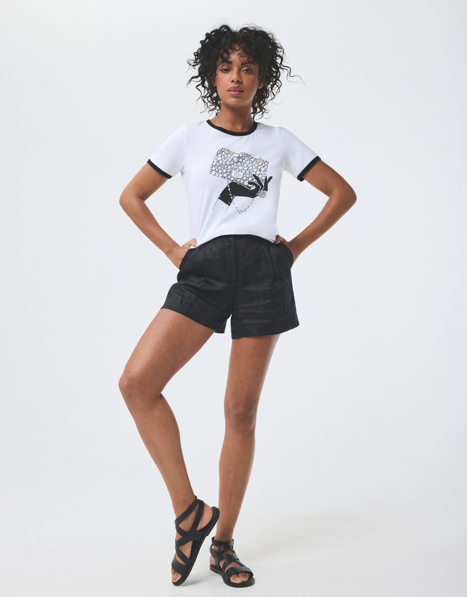T-shirt Andy avec strass