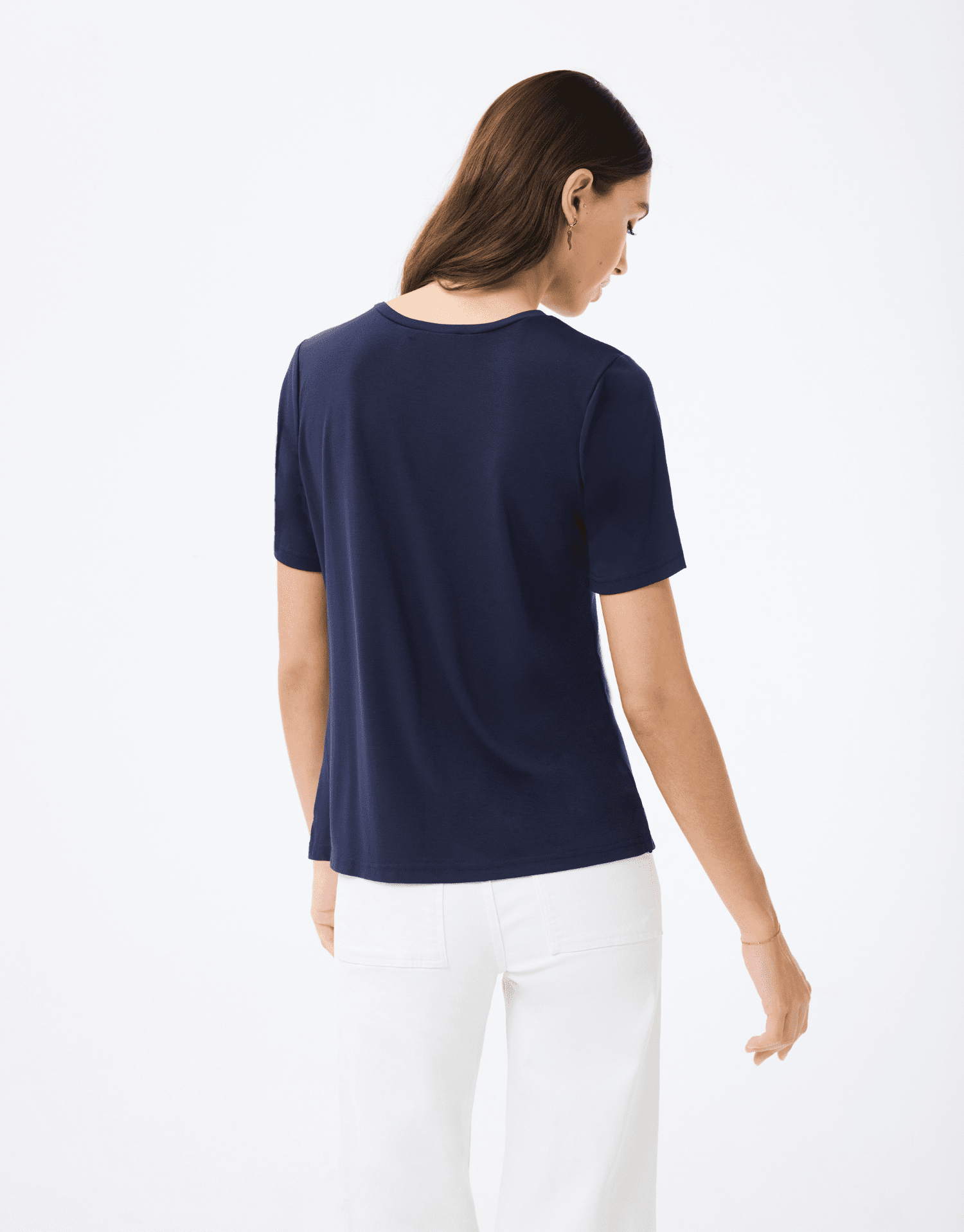 T-shirt détails perlés