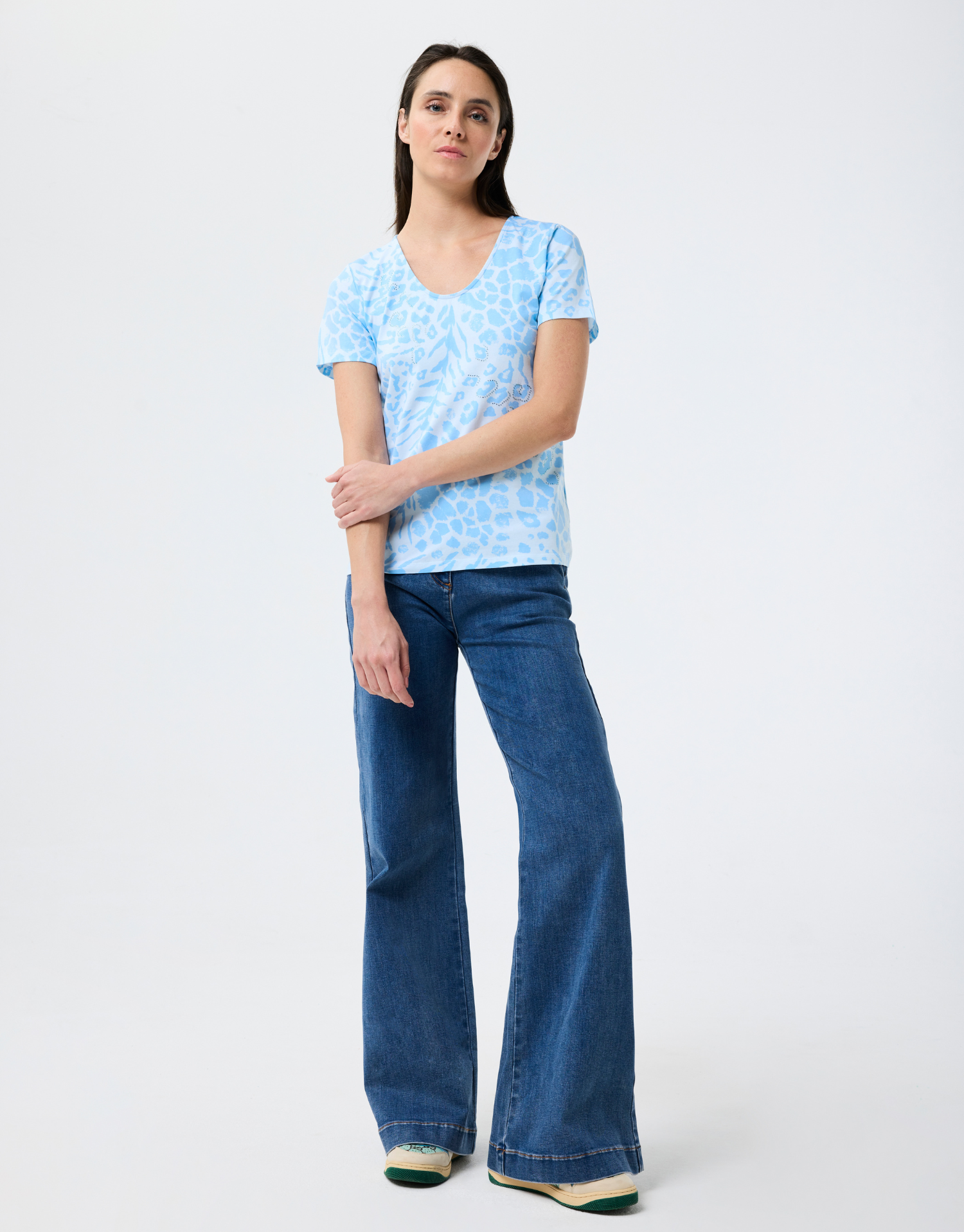 T-shirt Fiona imprimé fleuri